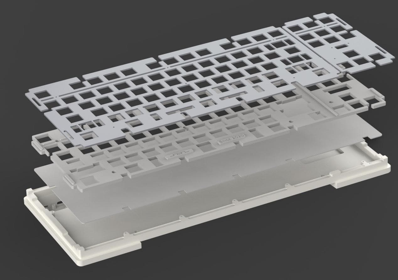 MOBULA80 in-stock buy : a split PCB/plate designed TKL by CUBE Studio image 3