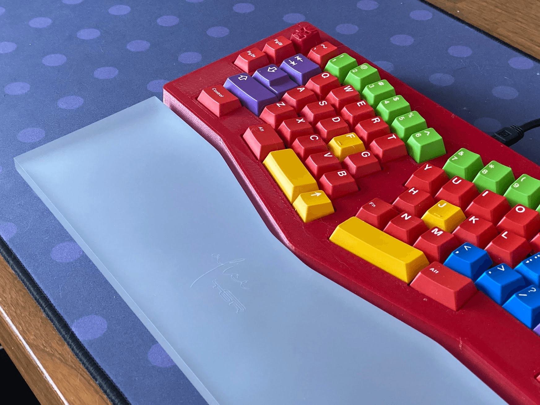 Polycarbonate Wrist Rest for Alice (R4) image 4