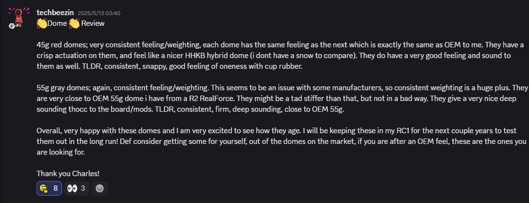 [Stock] OEM-Style Dome--MetaKeebs image 6