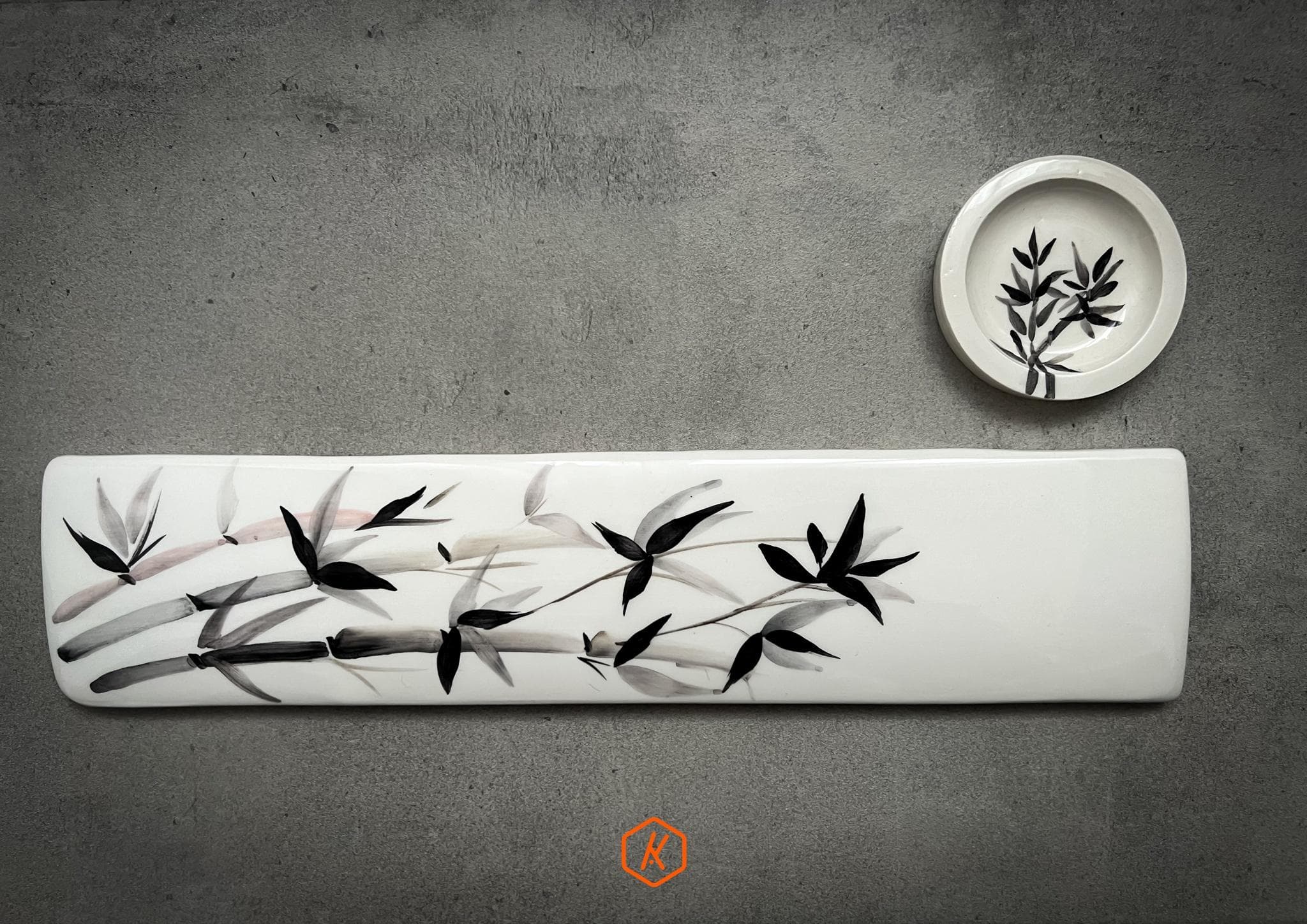 [InStock] Kerasart Ceramic Wristpad&Tray - Sumi/founder Edition - Made in Italy image 14