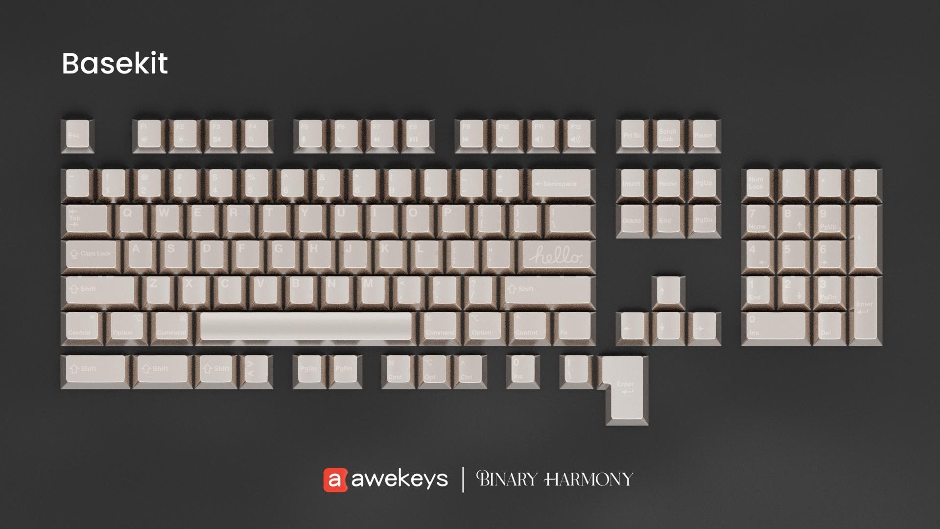 Awekeys 'Hello Silver' Metal Keycaps for MacOS - Update Typing Video image 3