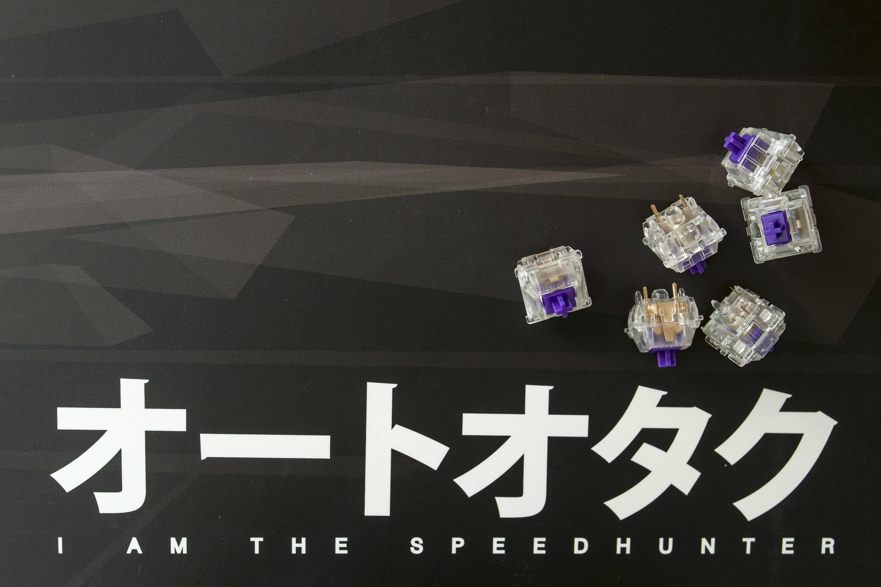 PURPLE/CLEAR ZEALIO SWITCHES (Complete)