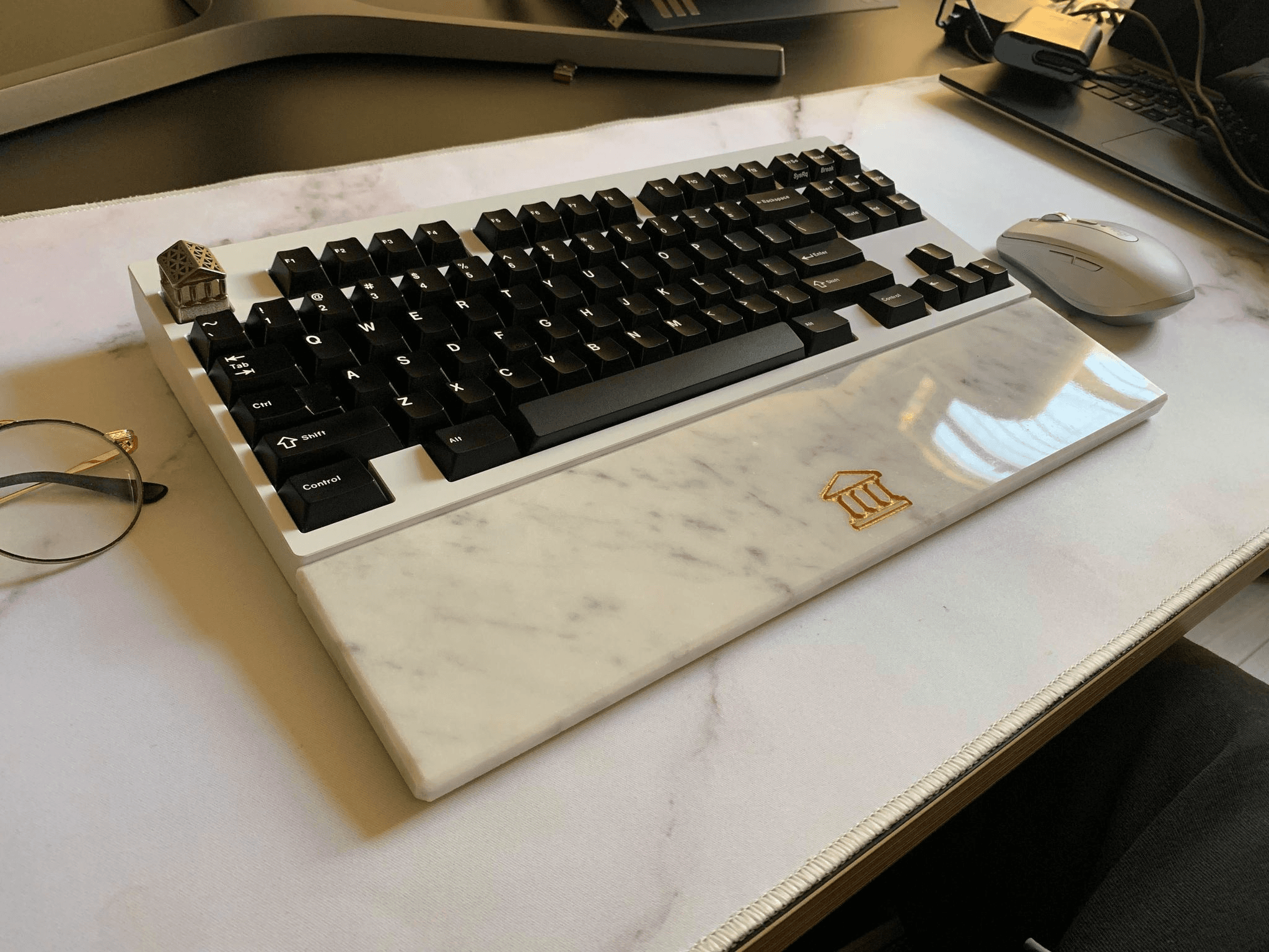 Antique Marble Wrist Rest x GMK Civilizations (98% Shipped) image 22