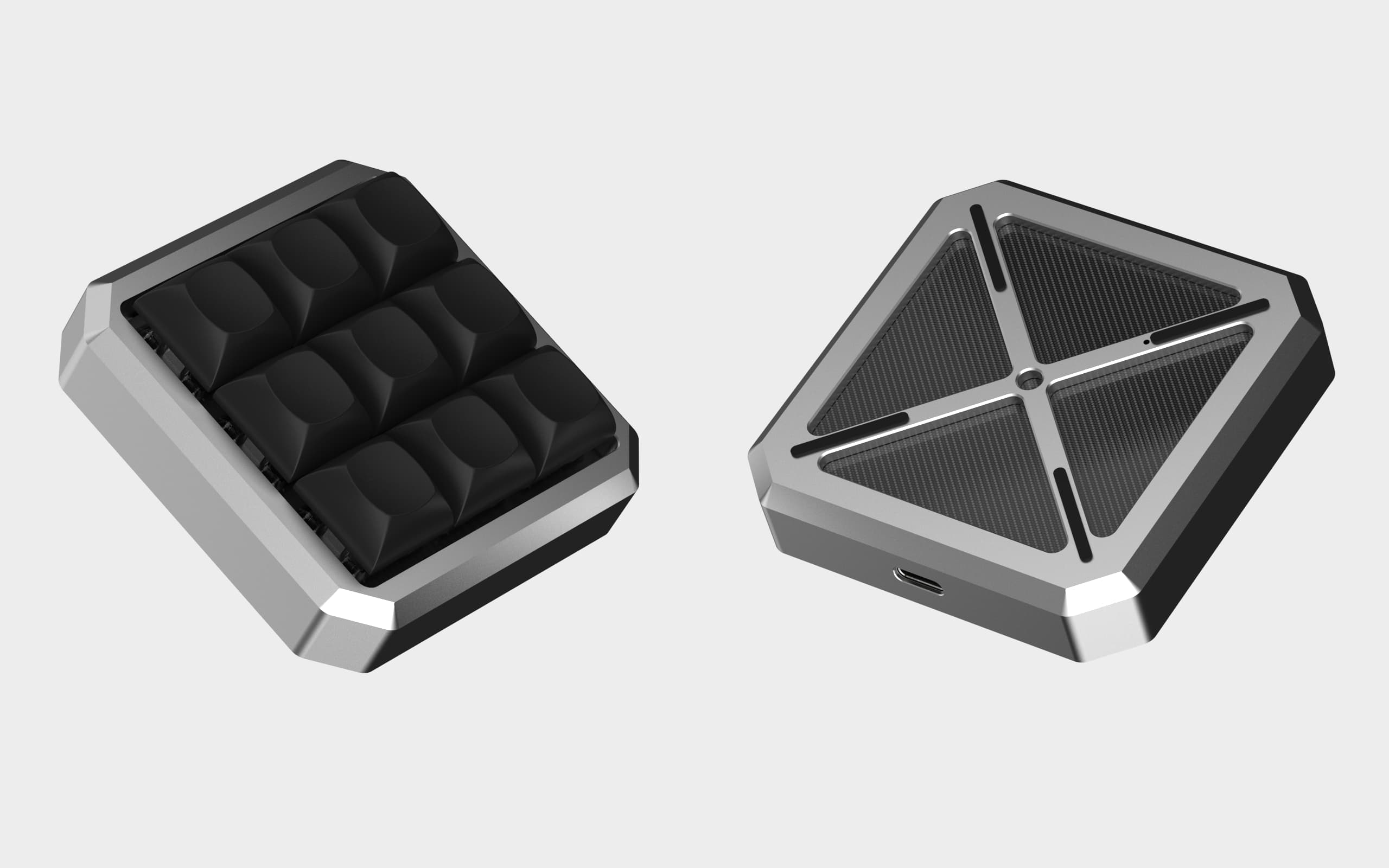 BINEPAD BN009 | 9 KEY MACROPAD | Round 2 | Carbon Fiber Plate image 13