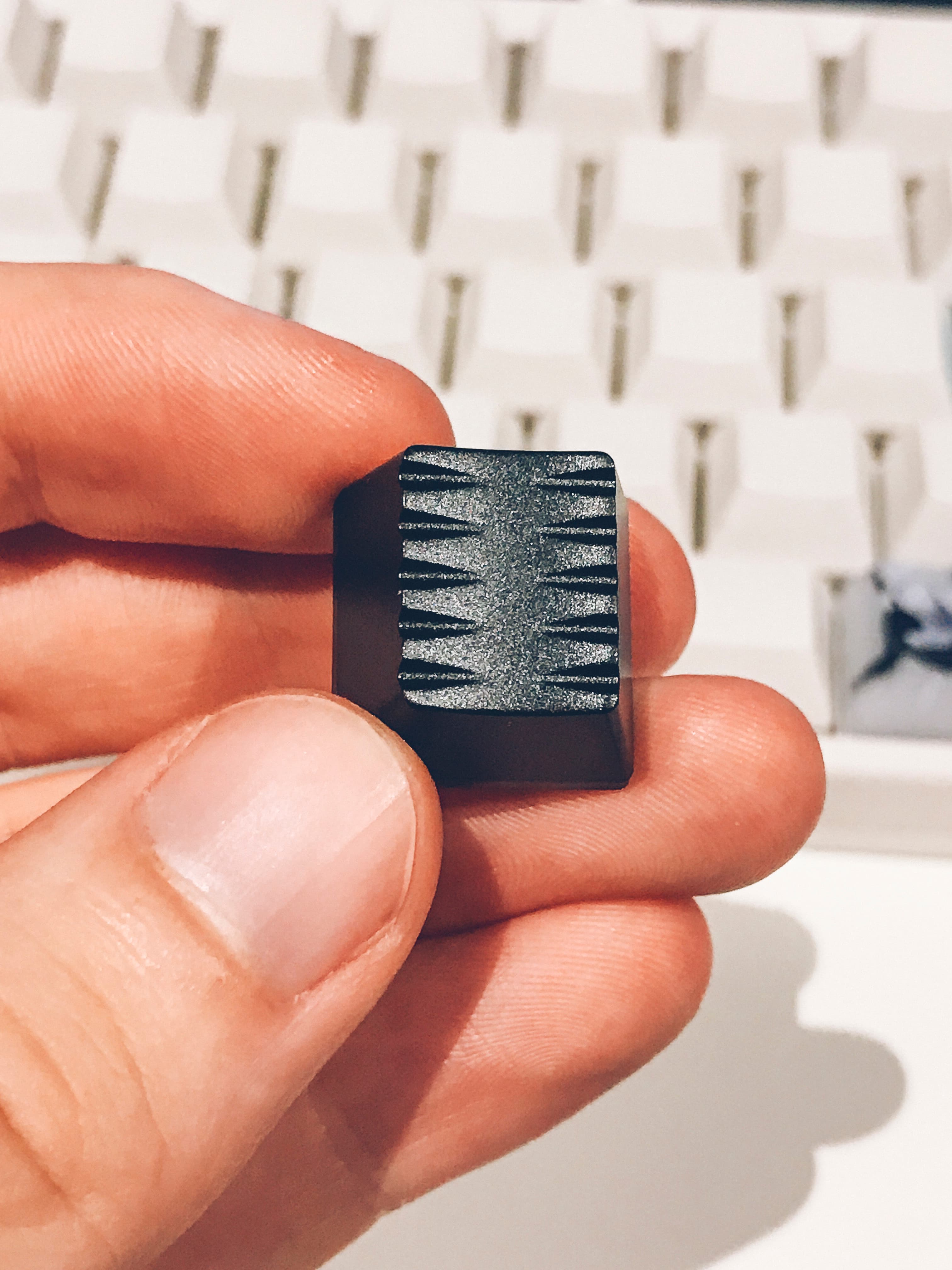 RAMA WAVE ANODIZED BLACK CNC KEYCAP [SHIPPING] image 10