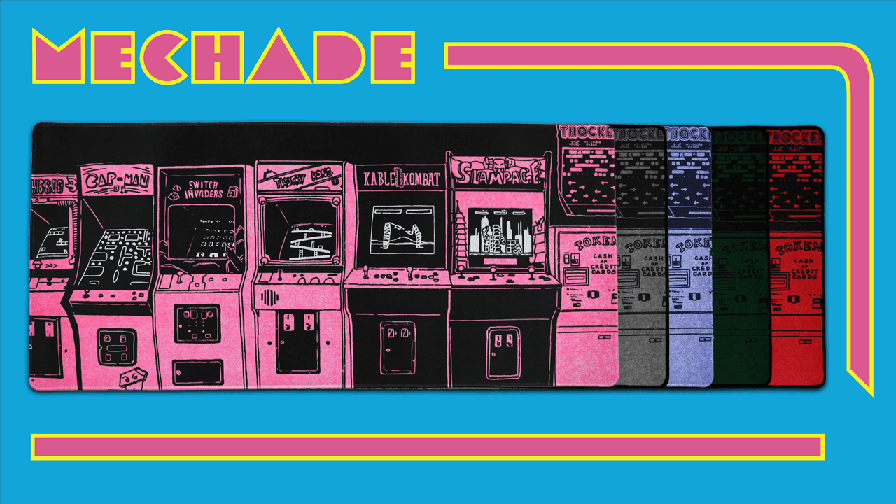Mechade // Arcade Themed Desk Mats // GB CLOSED