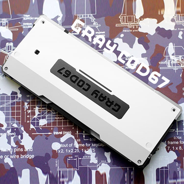 GRAY COD67 60%Custom Keyboard【GB sold out】 image 5