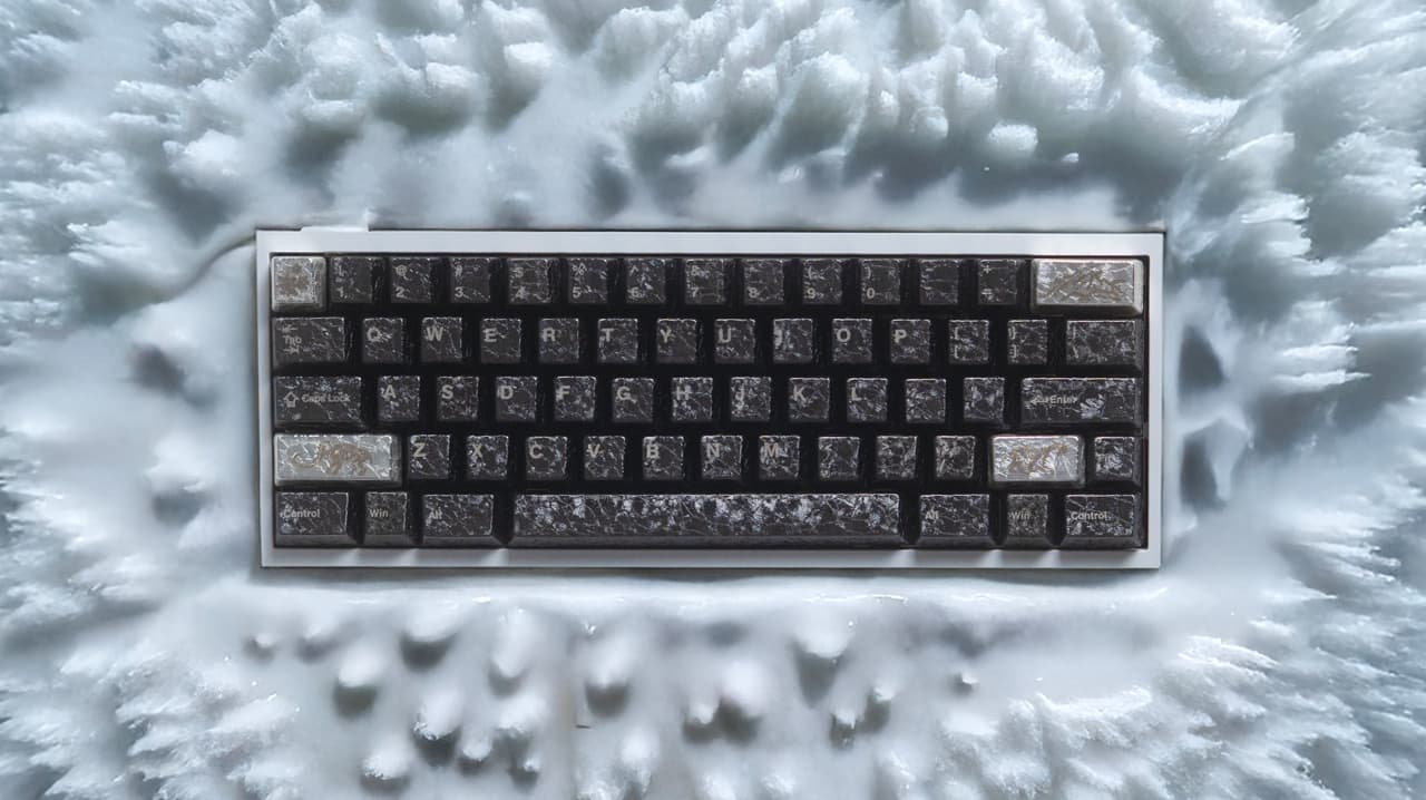 Awekeys Full Metal Keycaps Set: Wild Ice - Live Now image 28