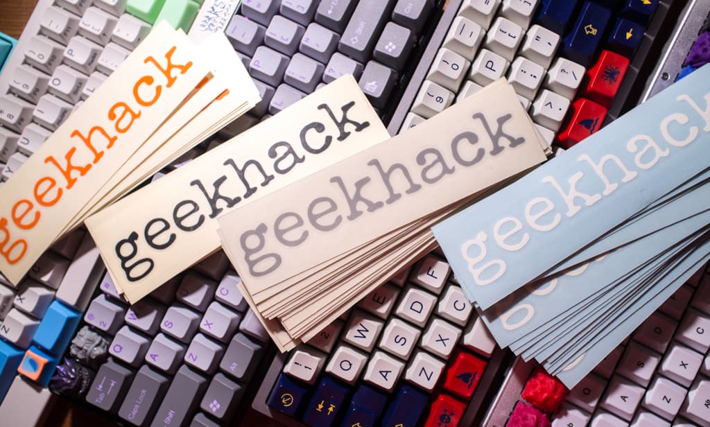 Geekhack Vinyl Stickers - Fund raiser! (Closed)