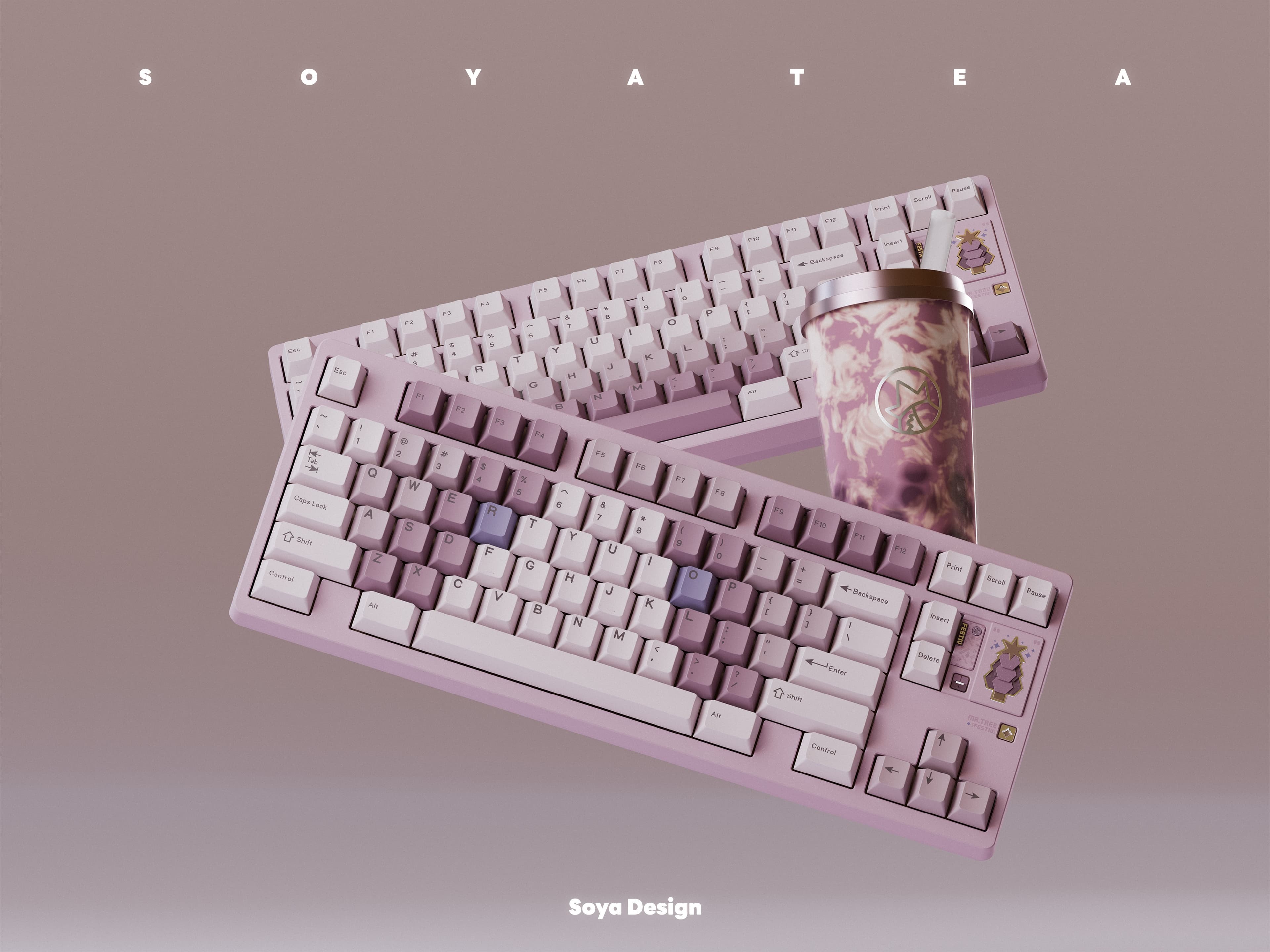 TUTKEYS Taro Bobo Keycaps