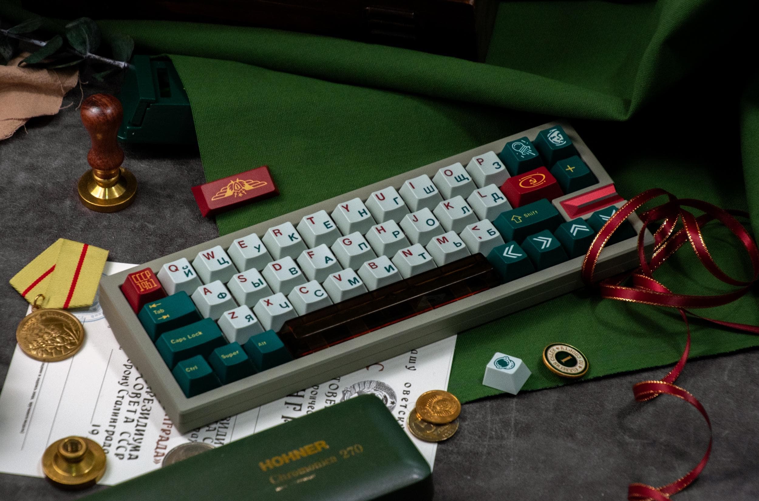 GuangQi 40% - VIA Support Gasket Hot-swappable Wireless Mechanical Keyboard image 6