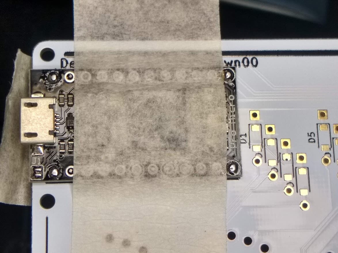 Houndstooth Split Plaid/RoMac style keyboard kits and PCBs (Complete) image 16