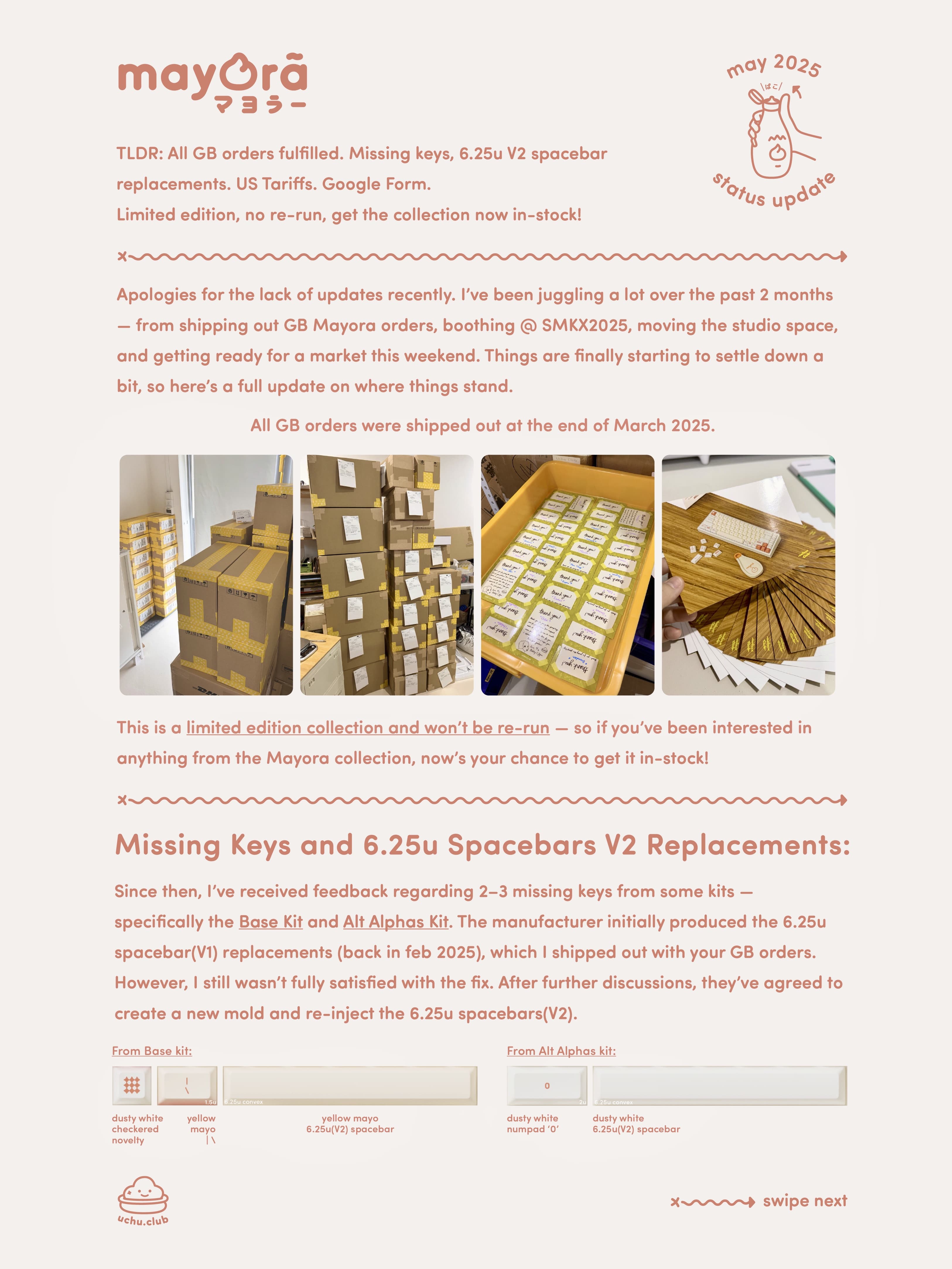 DSA Mayora マヨラー | INSTOCK | Deskmats, Plushies, Screw Tray, Bag image 58