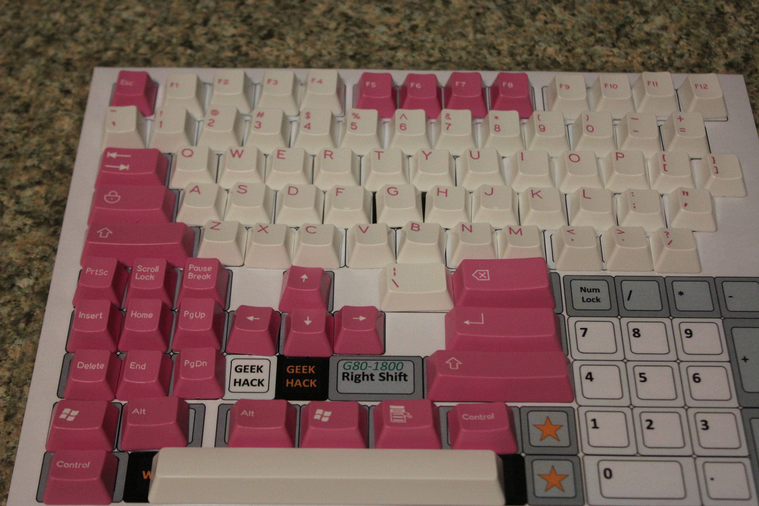 ♡ "VALENTINE" Pink & White Double-shot keyset ♡ [completed]