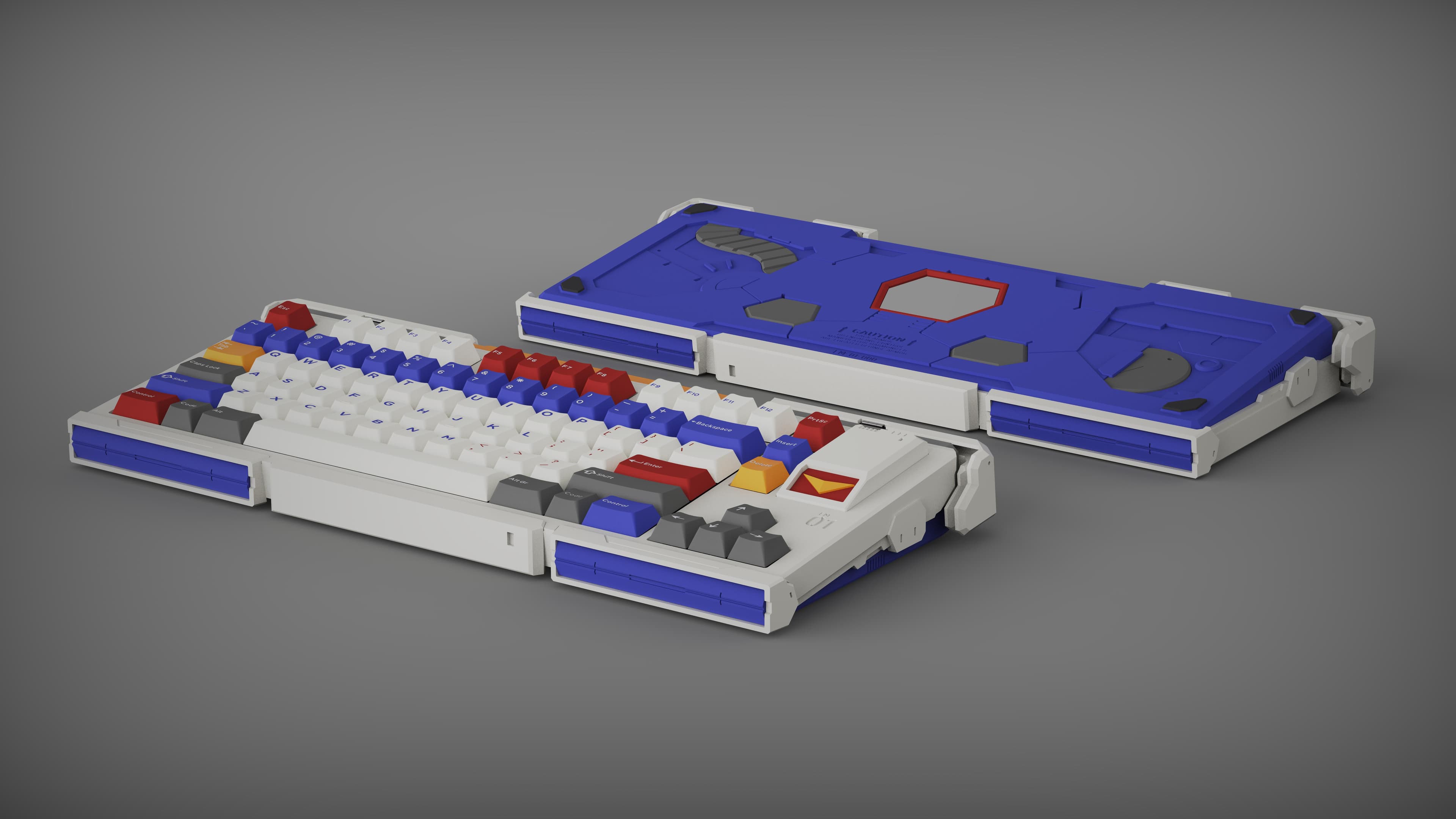 【IC】EM-01 80% Mecha-Themed Keyboard (by Zero G) image 9