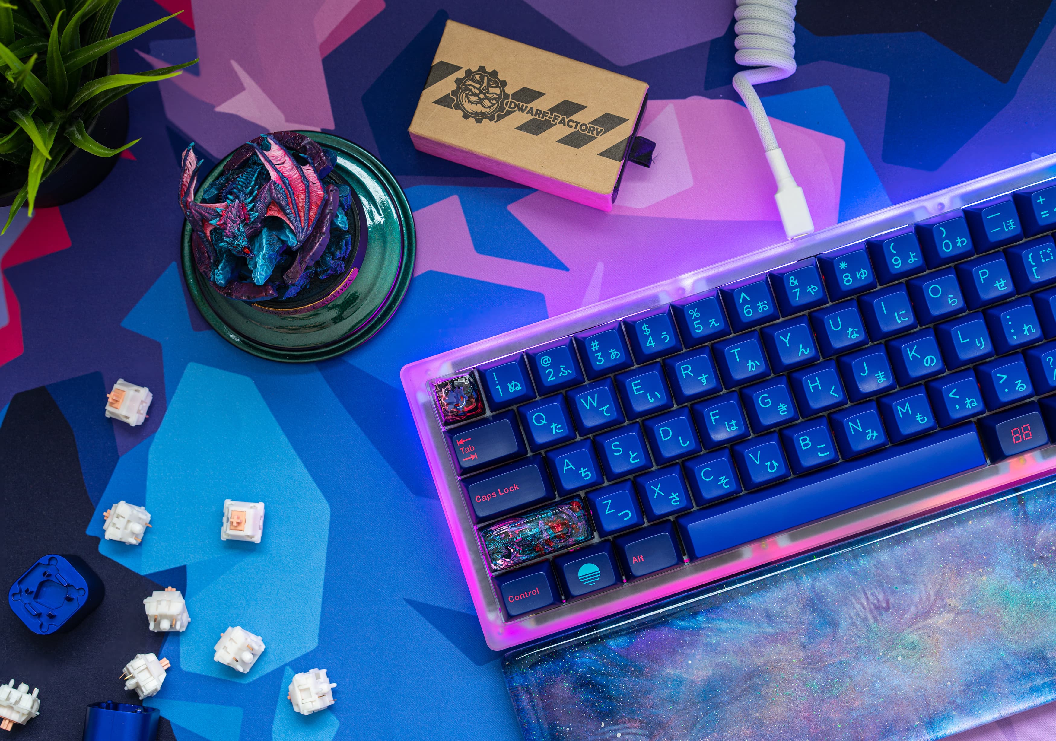 Think6.5 V2 - Gasket 65% Keyboard // Completed image 2