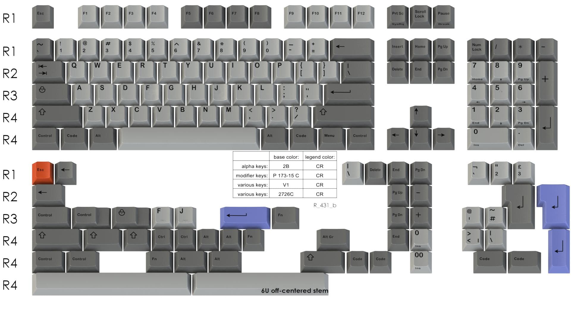 GMK SLATE - (CMYK mods - PB mods - TU2 spacebar kit) [ POSTPONED ] image 7