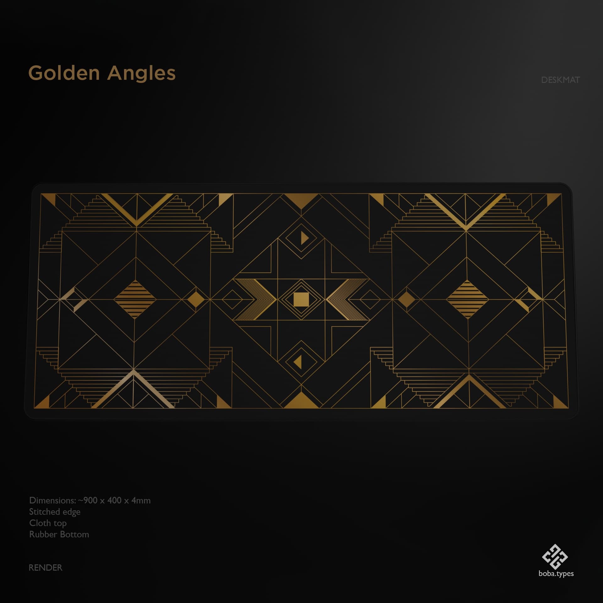 GMK CYL Black & Gold | GB live 'til 20th March - New deskmats/renders! image 17