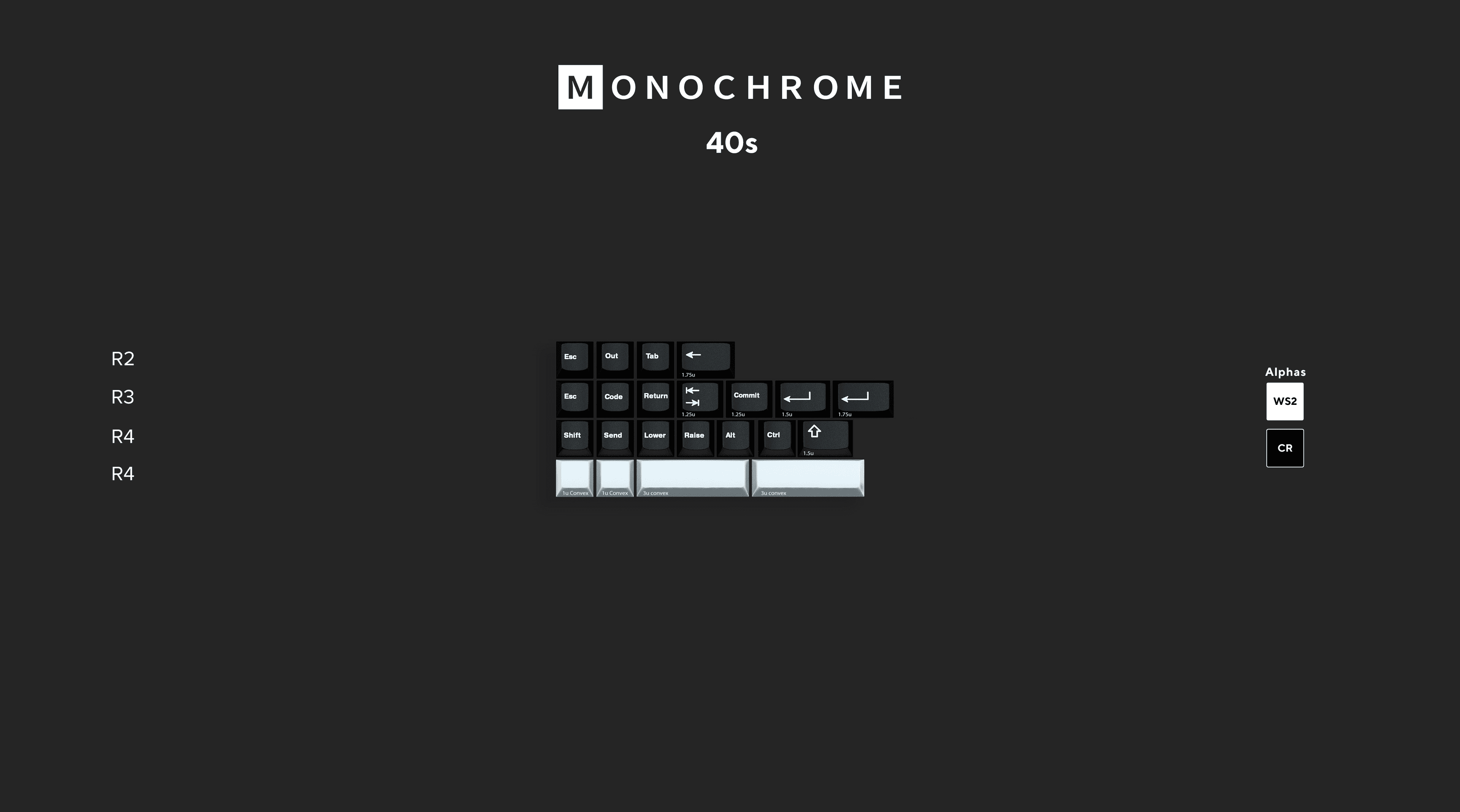 GMK Monochrome R2 - GB Closed image 10