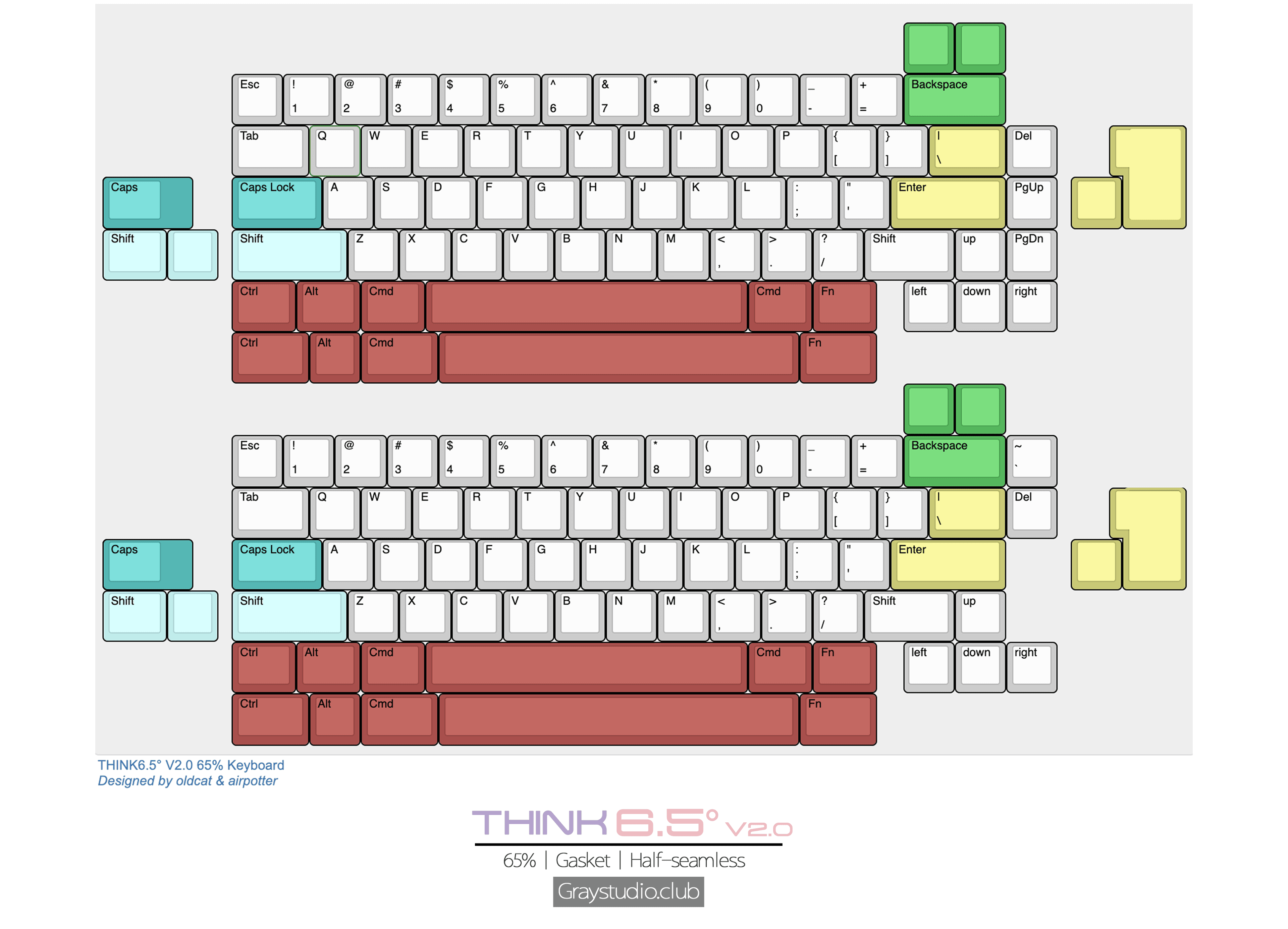 Think6.5 V2 - Gasket 65% Keyboard // Completed image 25