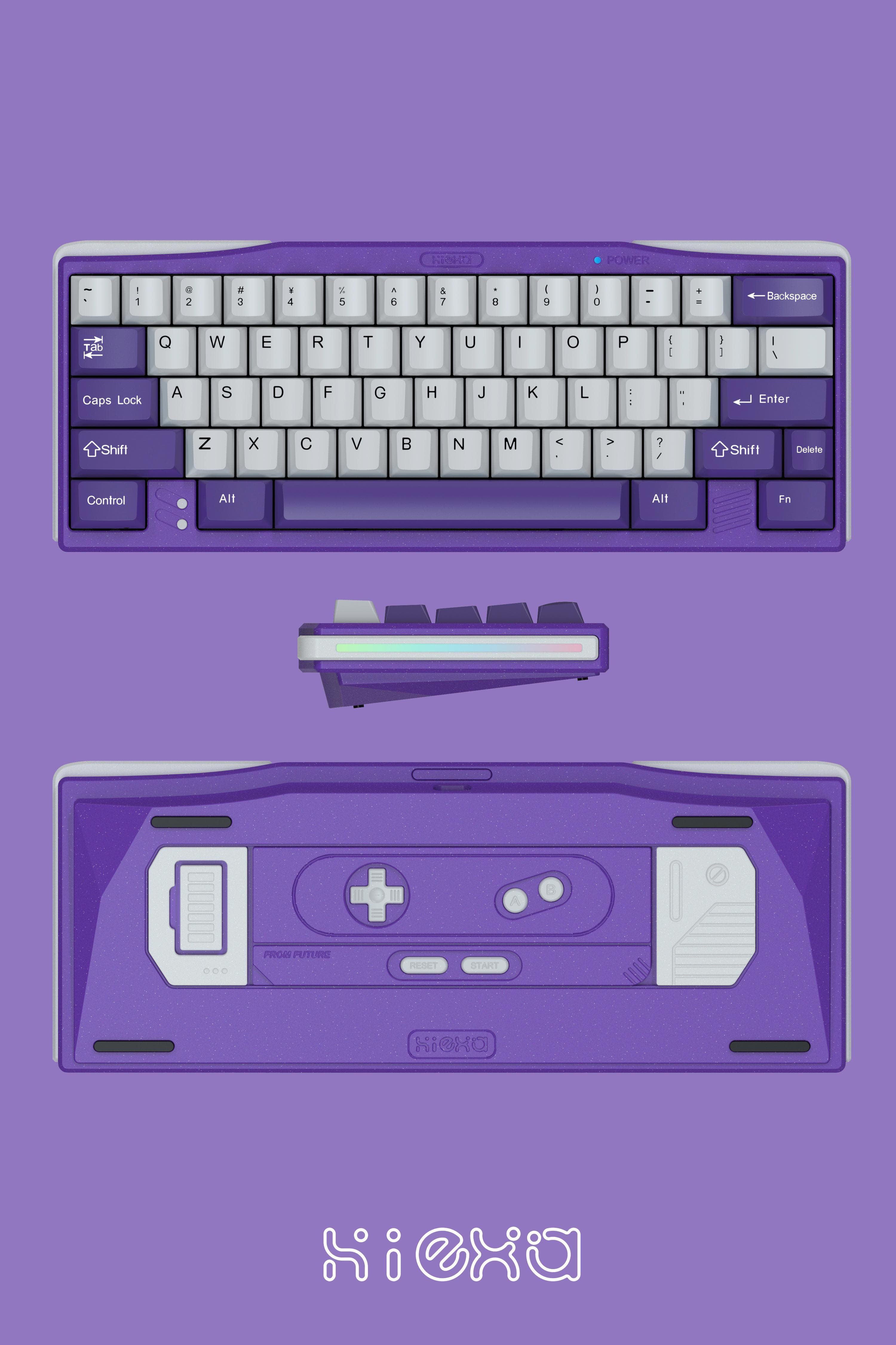 Hiexa G Series-G60 New Mounting, One Button Quick Disassembly Keyboard image 16