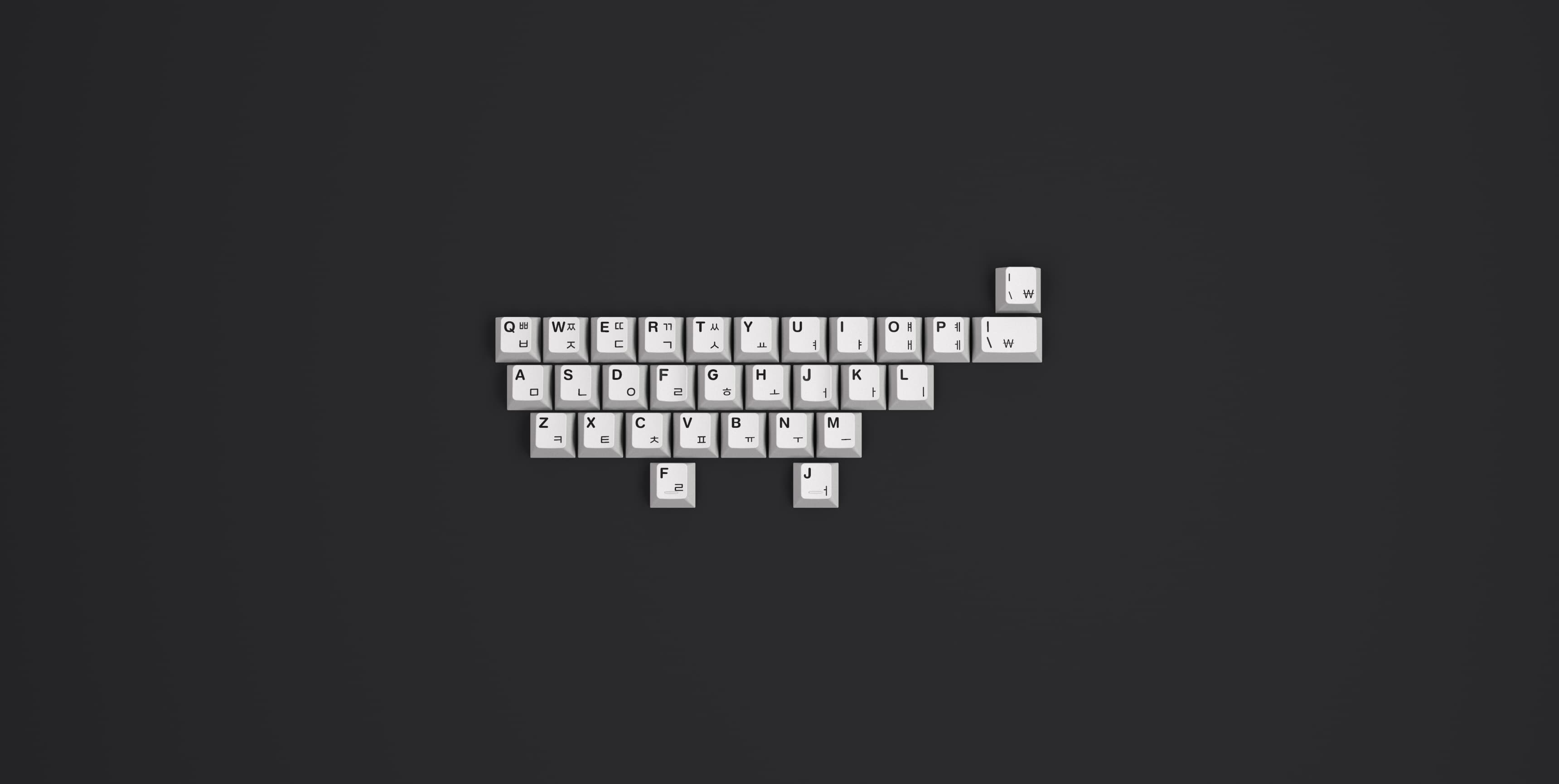 GMK WoB & BoW Hangul Add-On Kits (Shipping from GMK!)