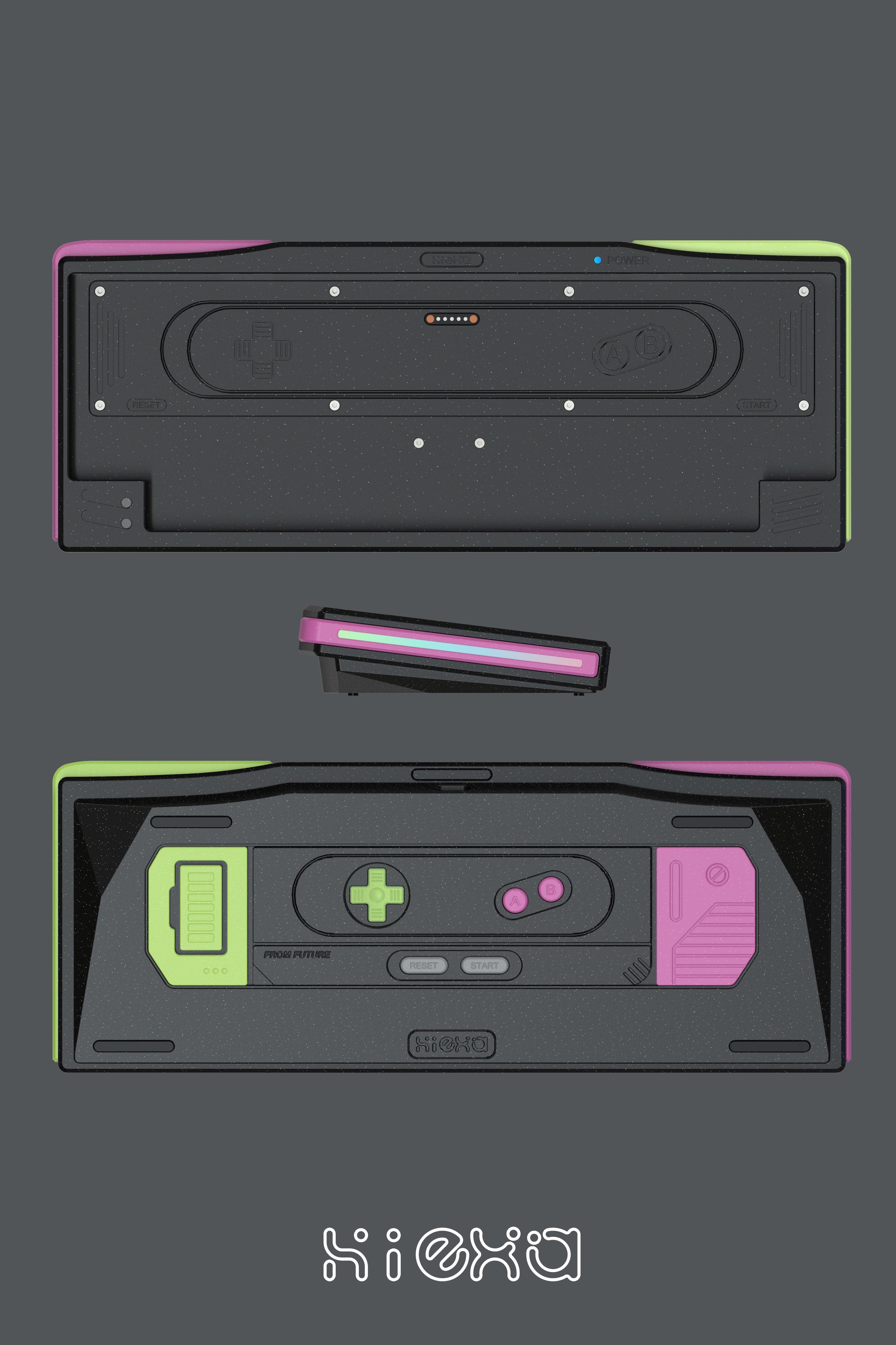 Hiexa G Series-G60 New Mounting, One Button Quick Disassembly Keyboard image 6