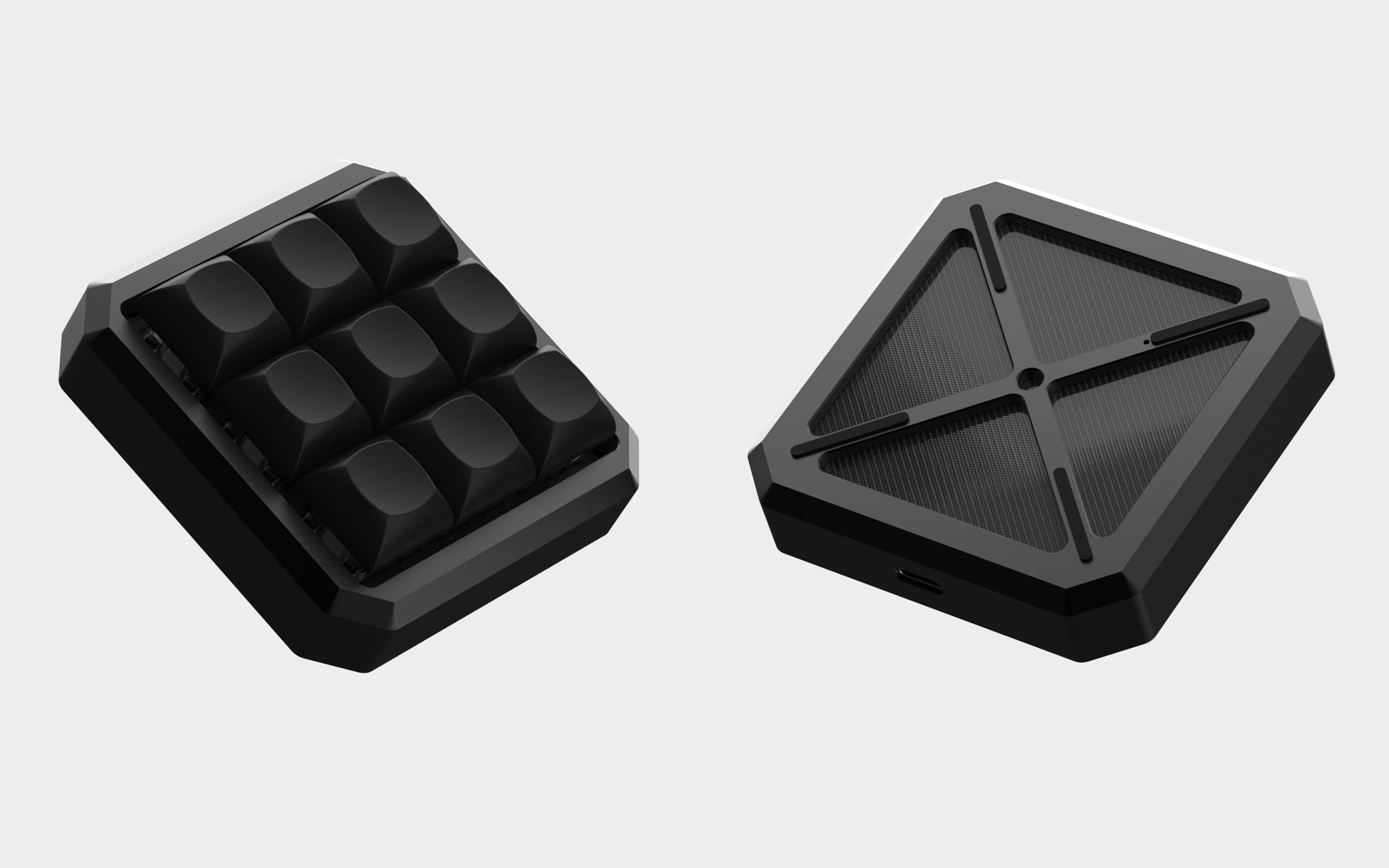 BINEPAD BN009 | 9 KEY MACROPAD | Round 2 | Carbon Fiber Plate image 12