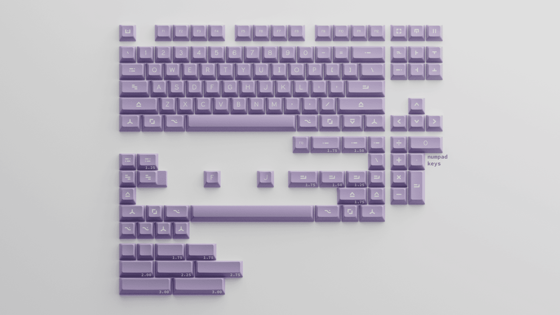 SP DSA White on Lilac