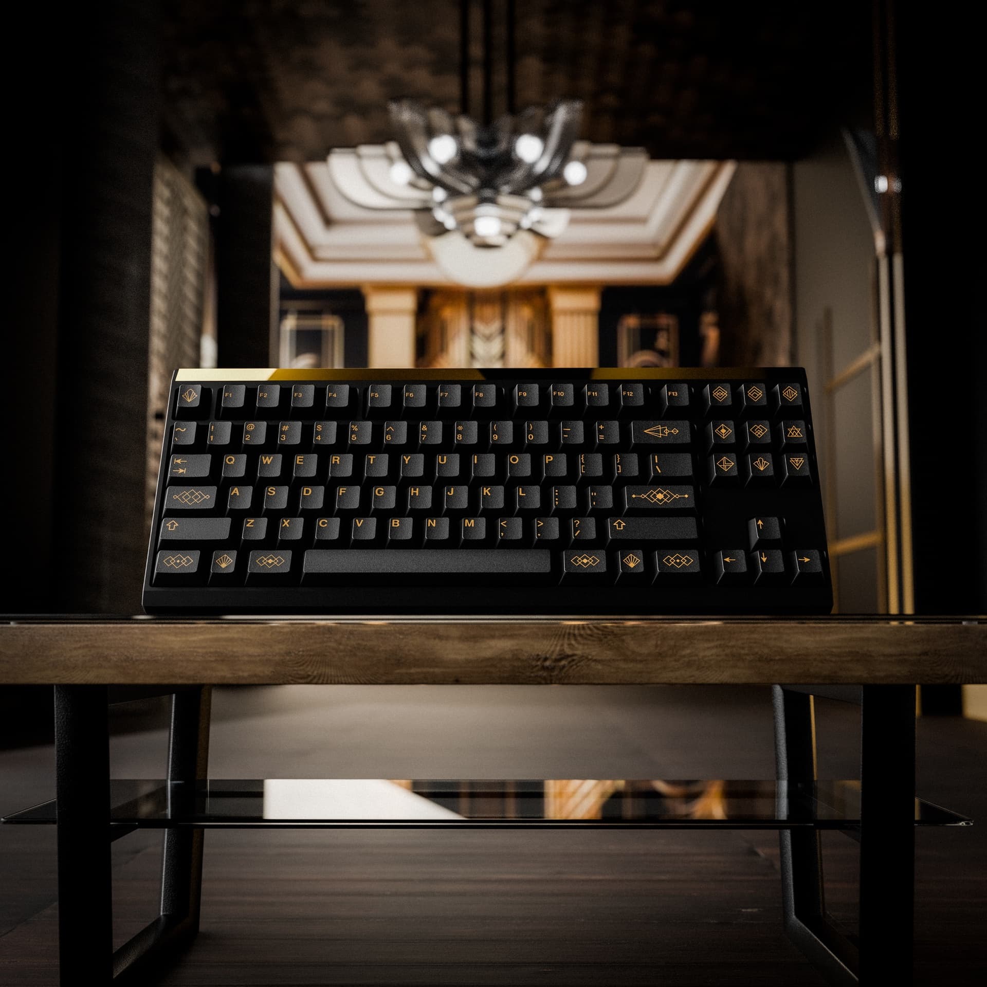 GMK CYL Black & Gold | GB live 'til 20th March - New deskmats/renders! image 5