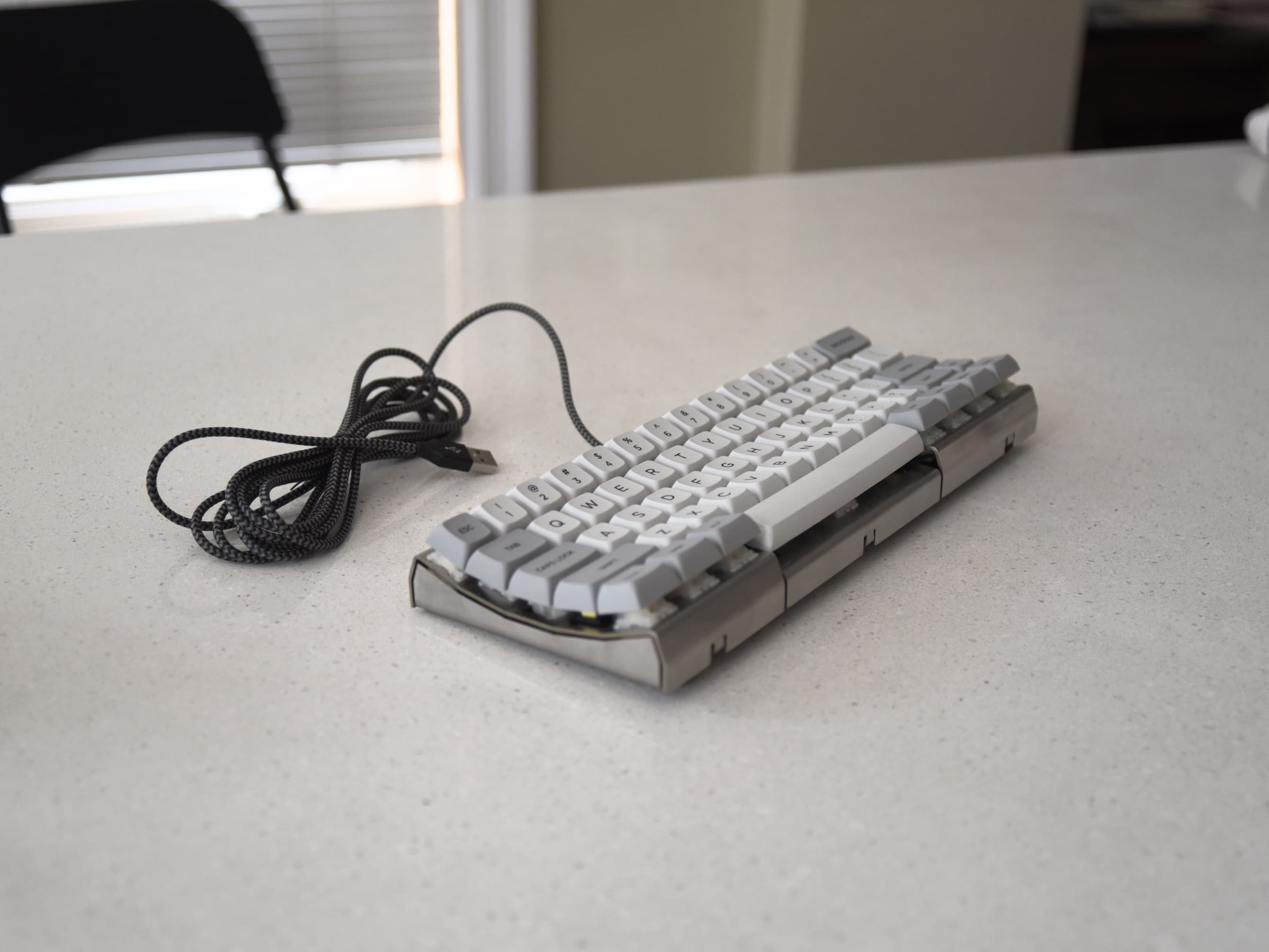 Curve0 - Curved Stainless Steel 60% Keyboard [Done!]