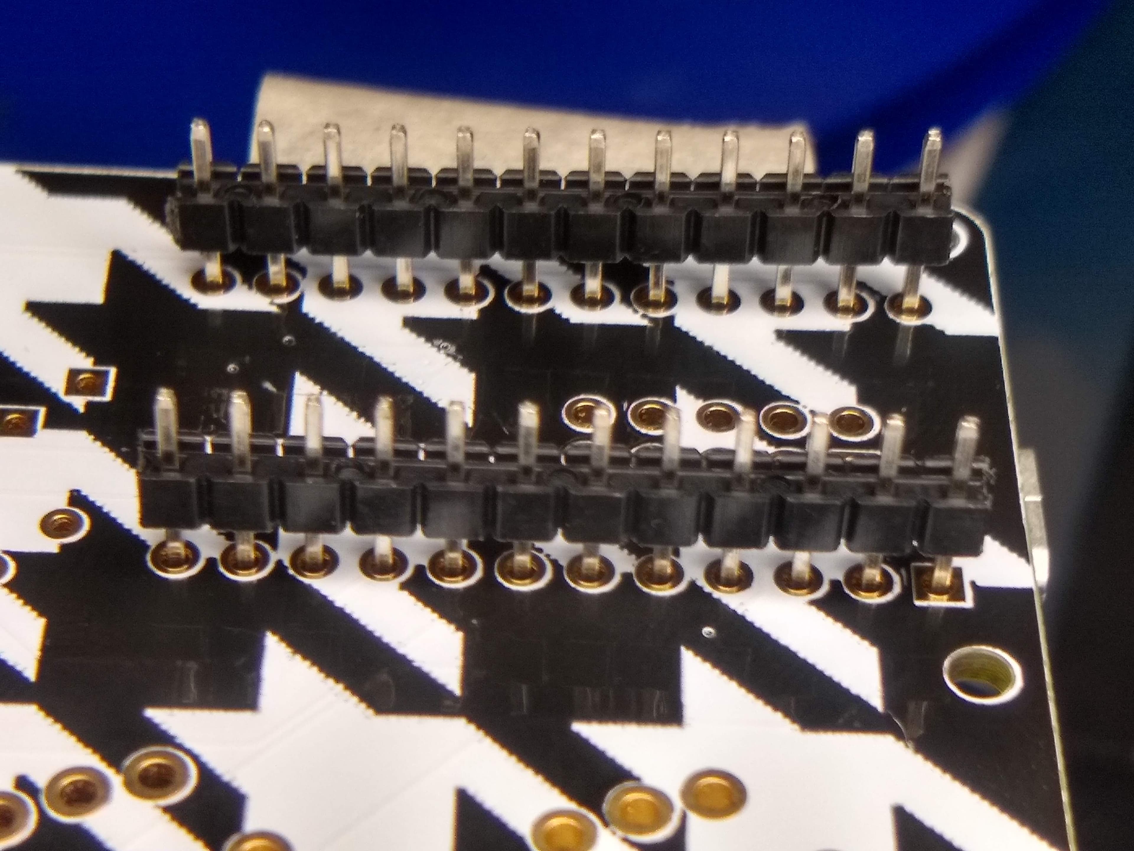 Houndstooth Split Plaid/RoMac style keyboard kits and PCBs (Complete) image 14