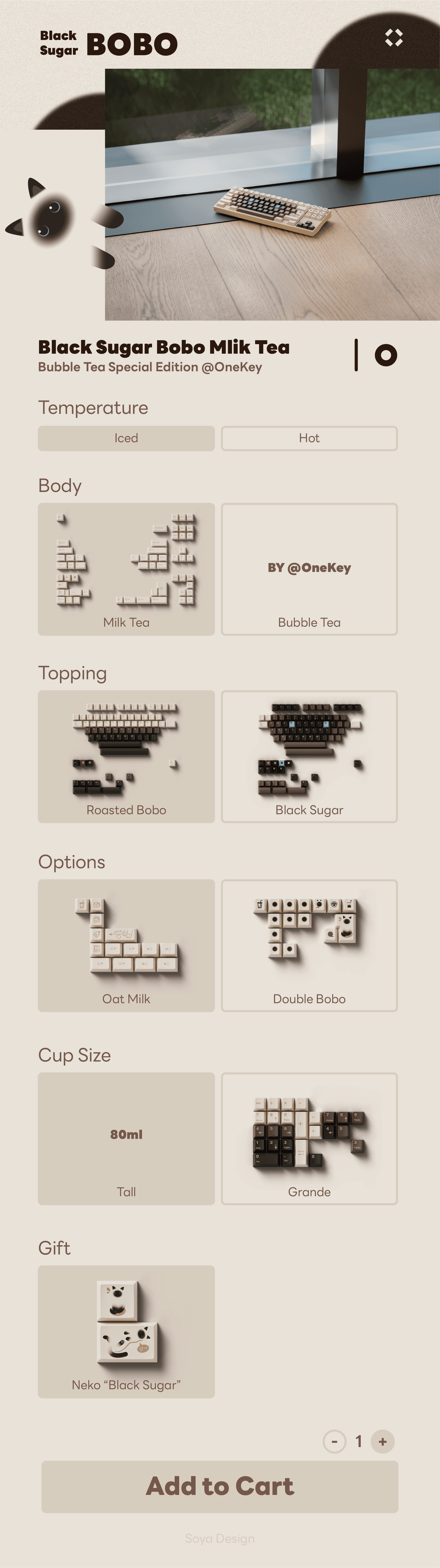 TUTKEYS Black Sugar Bobo Keycaps image 19