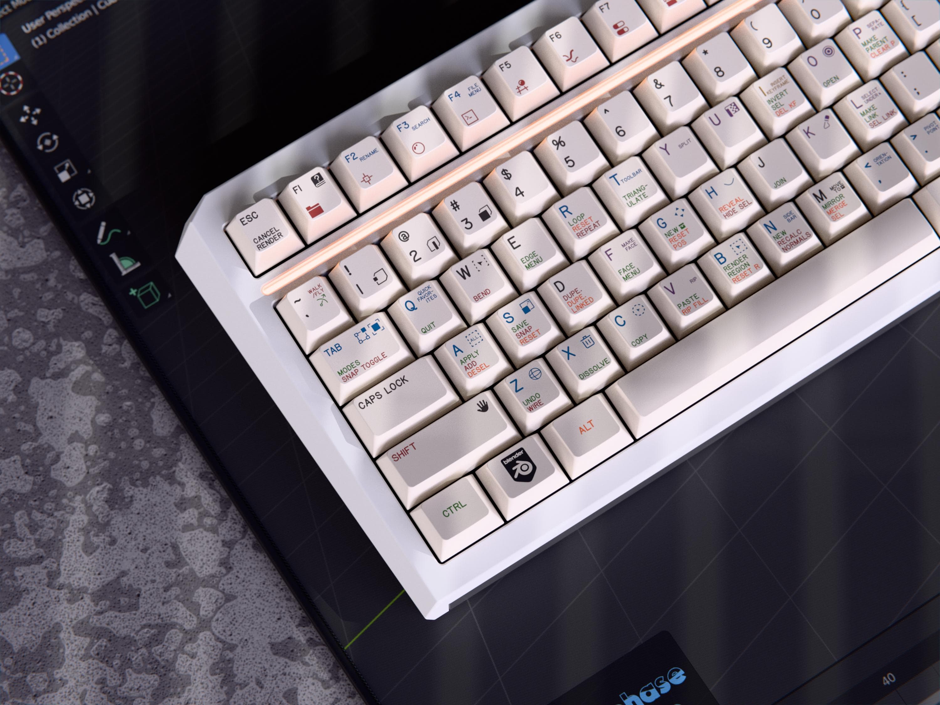 Blender Shortcut Keycaps | Cancelled image 2