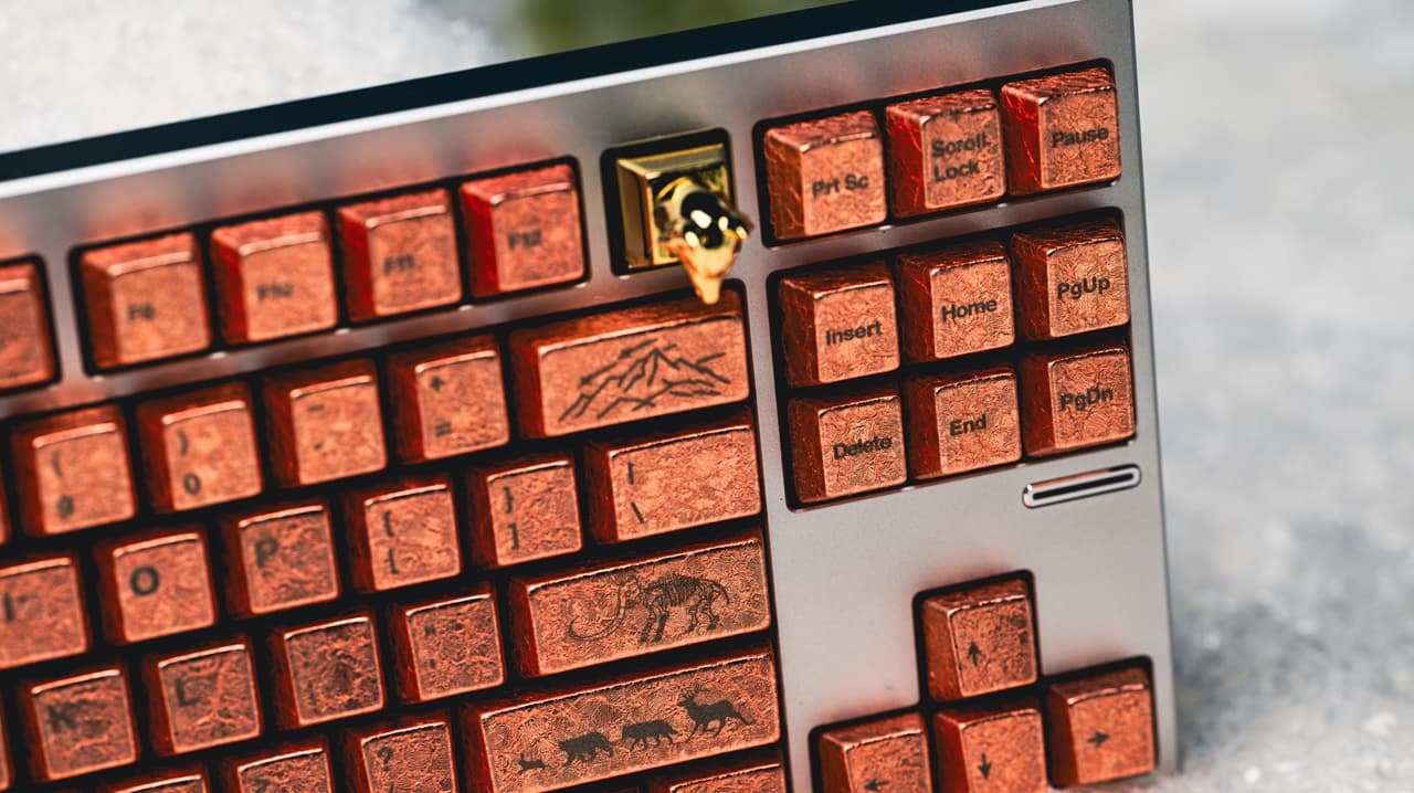 Awekeys Full Metal Keycaps Set: Wild Ice - Live Now image 30