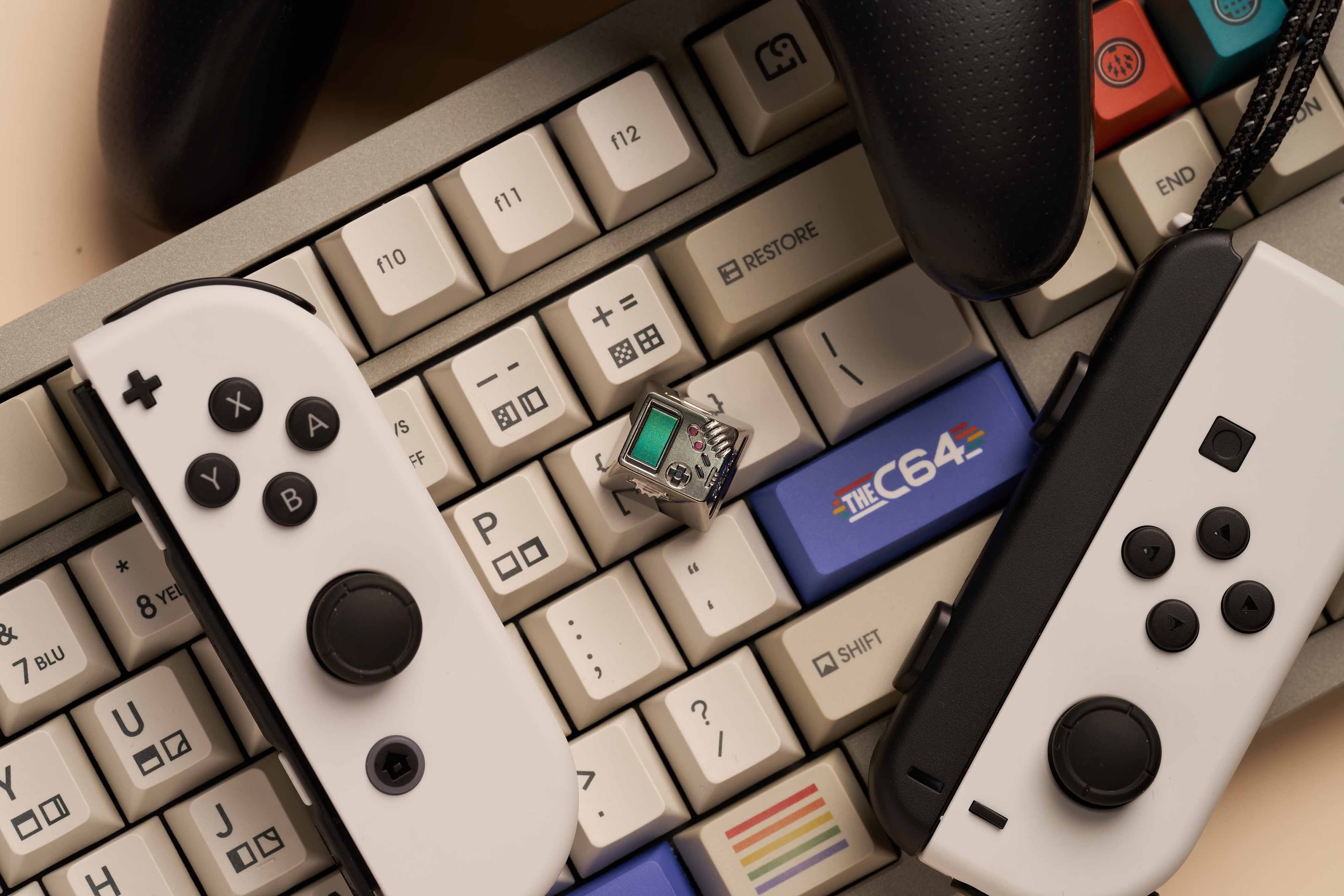 Gameboy Titanium Artisan Keycap image 7