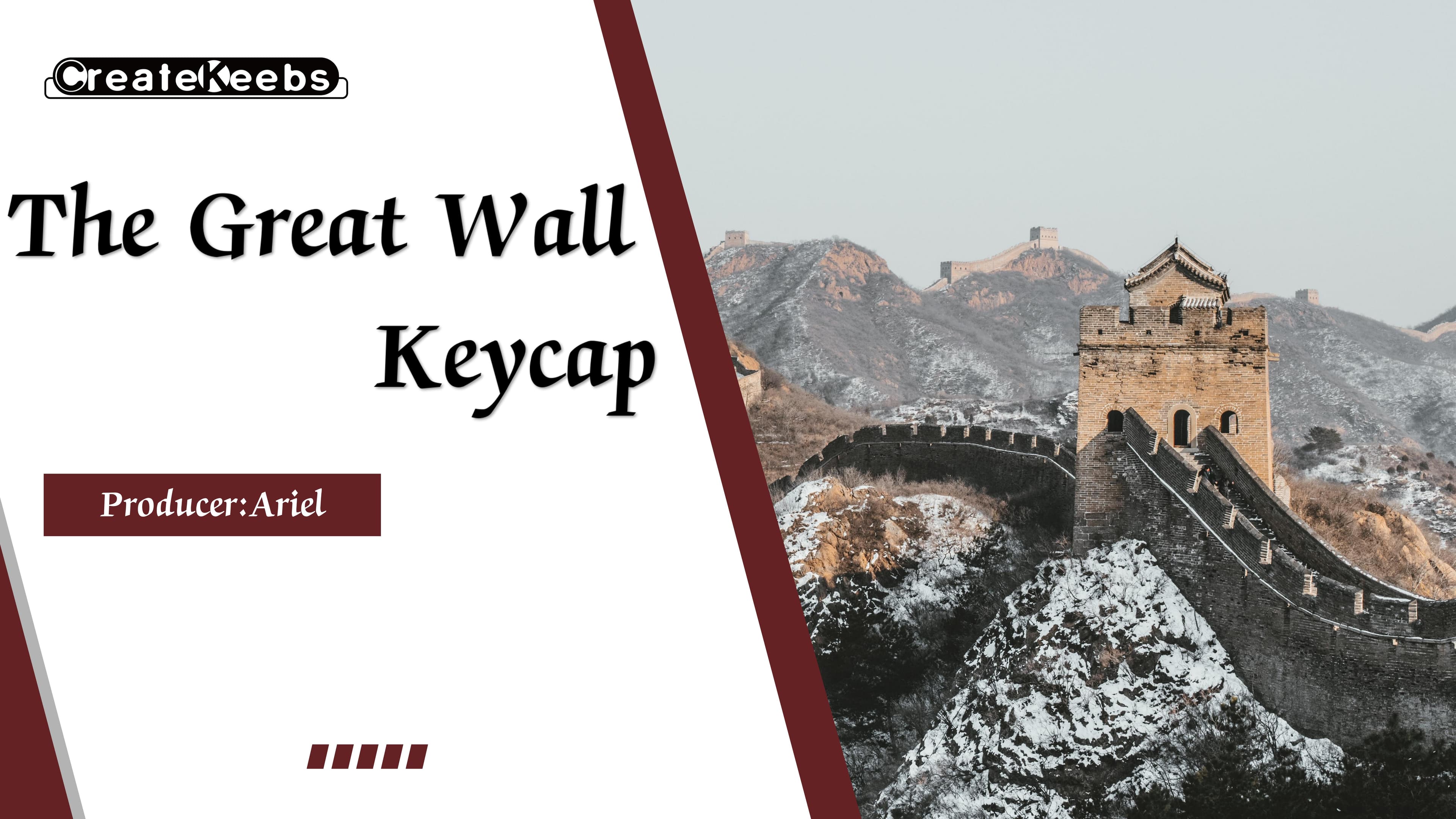 Createkeebs CLASSICAL Keycaps:The Great Wall LIVE NOW!GB Date:December 1st image 5