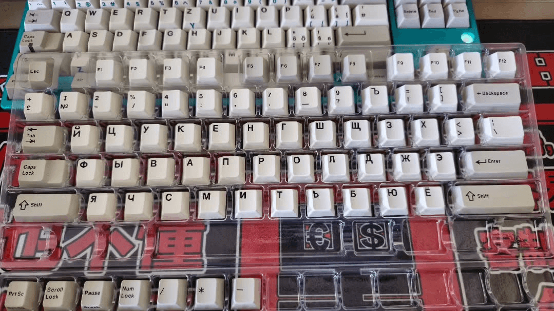 GMK CYL Классика (Classic) - Mono-Cyrillic alphas kit. GB STARTED! image 2