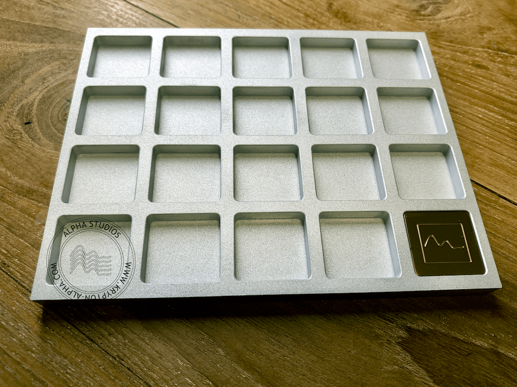 [Pre-Order] Krypton Alpha T19A Artisan Tray. Aluminium & Cerakote™ with Badge image 9