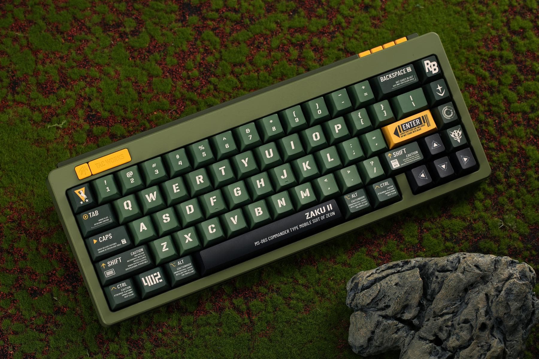 TAC-K1 65% Keyboard Kit-Audio Speaker & Customizable Nameplates-GB Open Now image 4