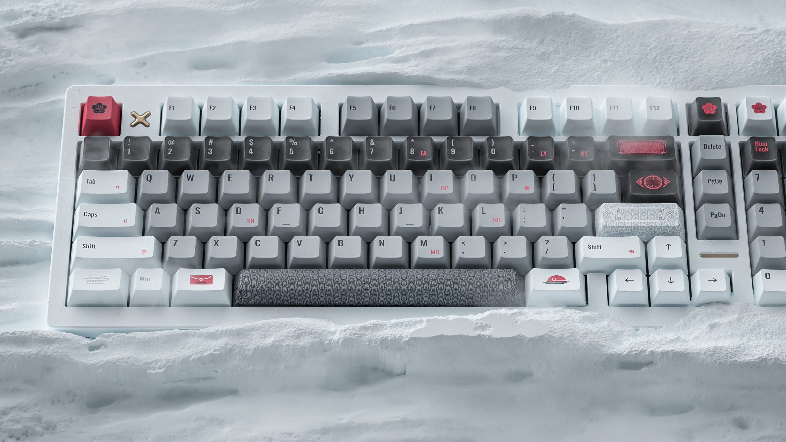 ALOHAKB AUSICIOUS SNOW Keycaps image 14