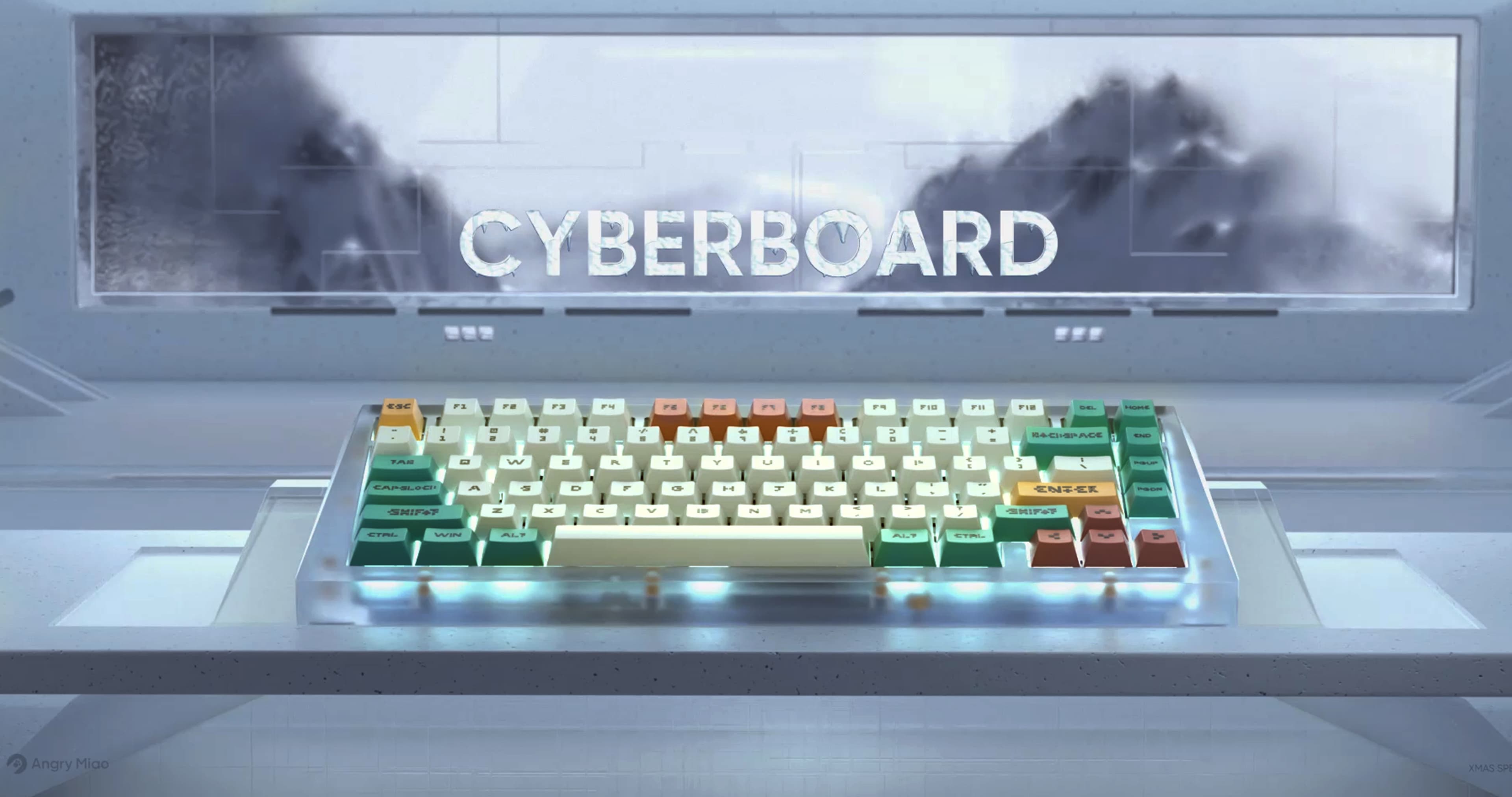 Dancing Cat Keycap Set | Angry Miao | Cherry Profile