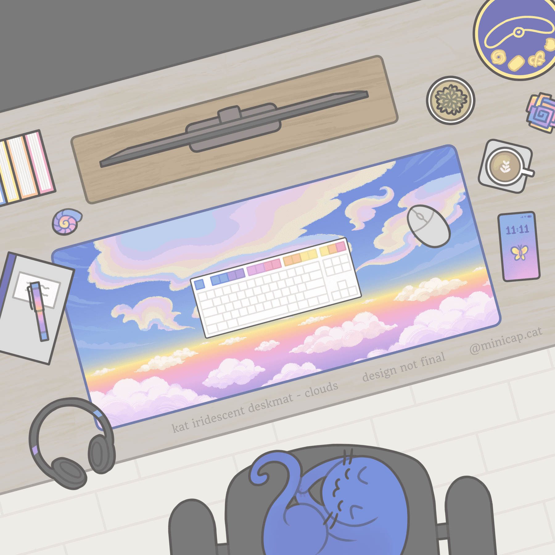 KAT Iridescent ✨ - update: deskmat designs! image 28