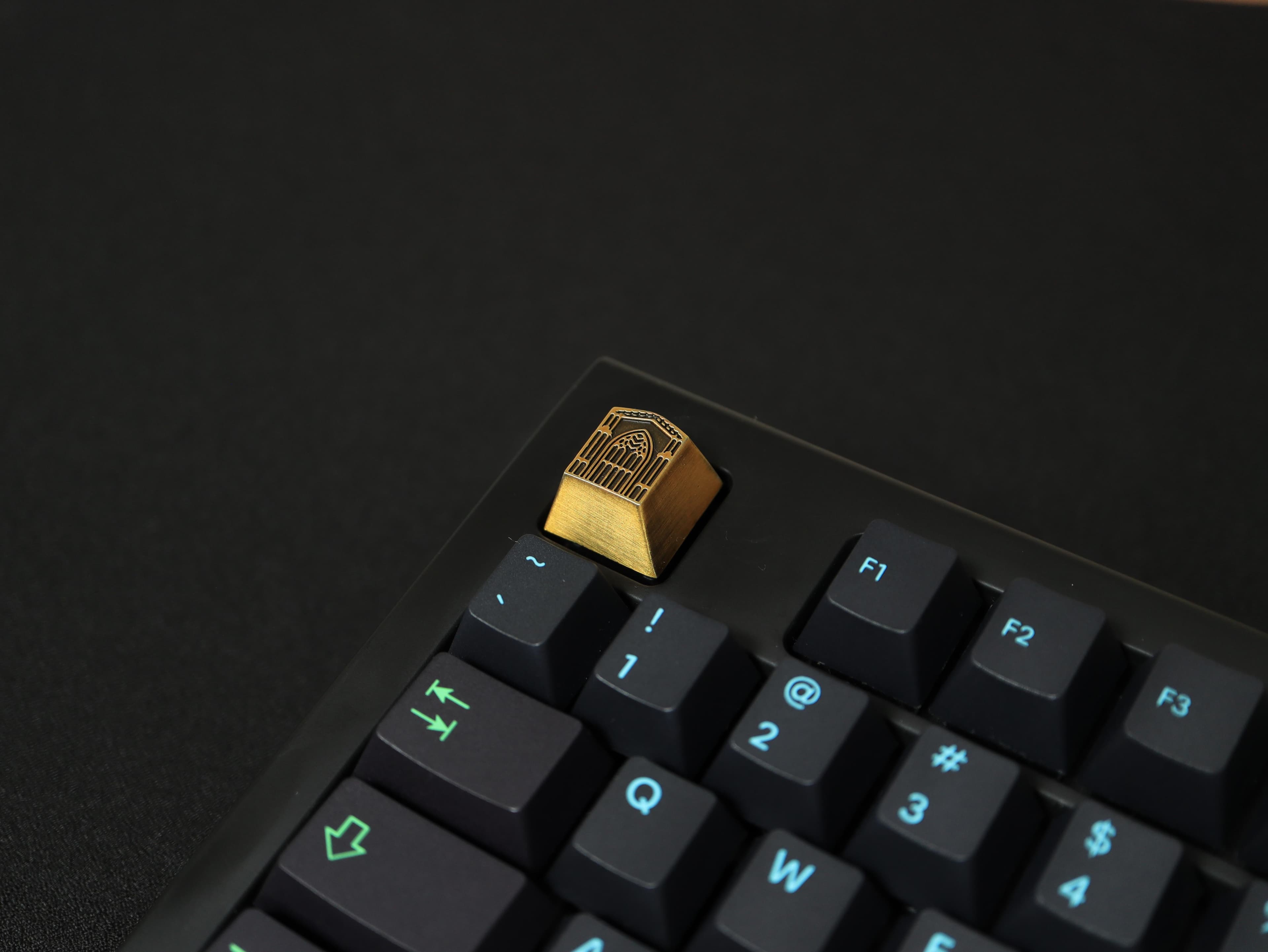 [In-Stock] Gothic Keycap Metal Artisan Release - Terra Keycaps image 2
