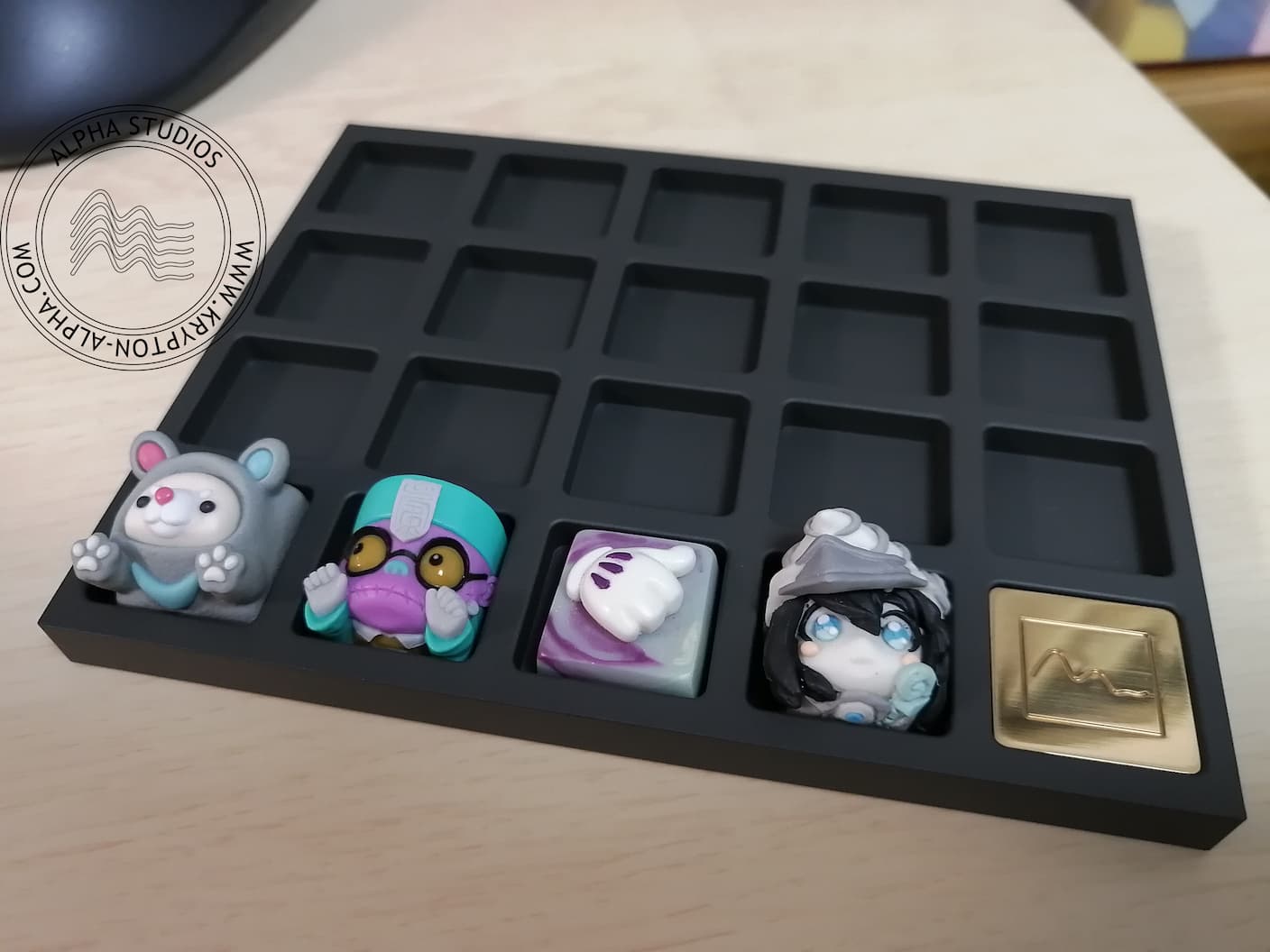 [Pre-Order] Krypton Alpha T19A Artisan Tray. Aluminium & Cerakote™ with Badge image 26