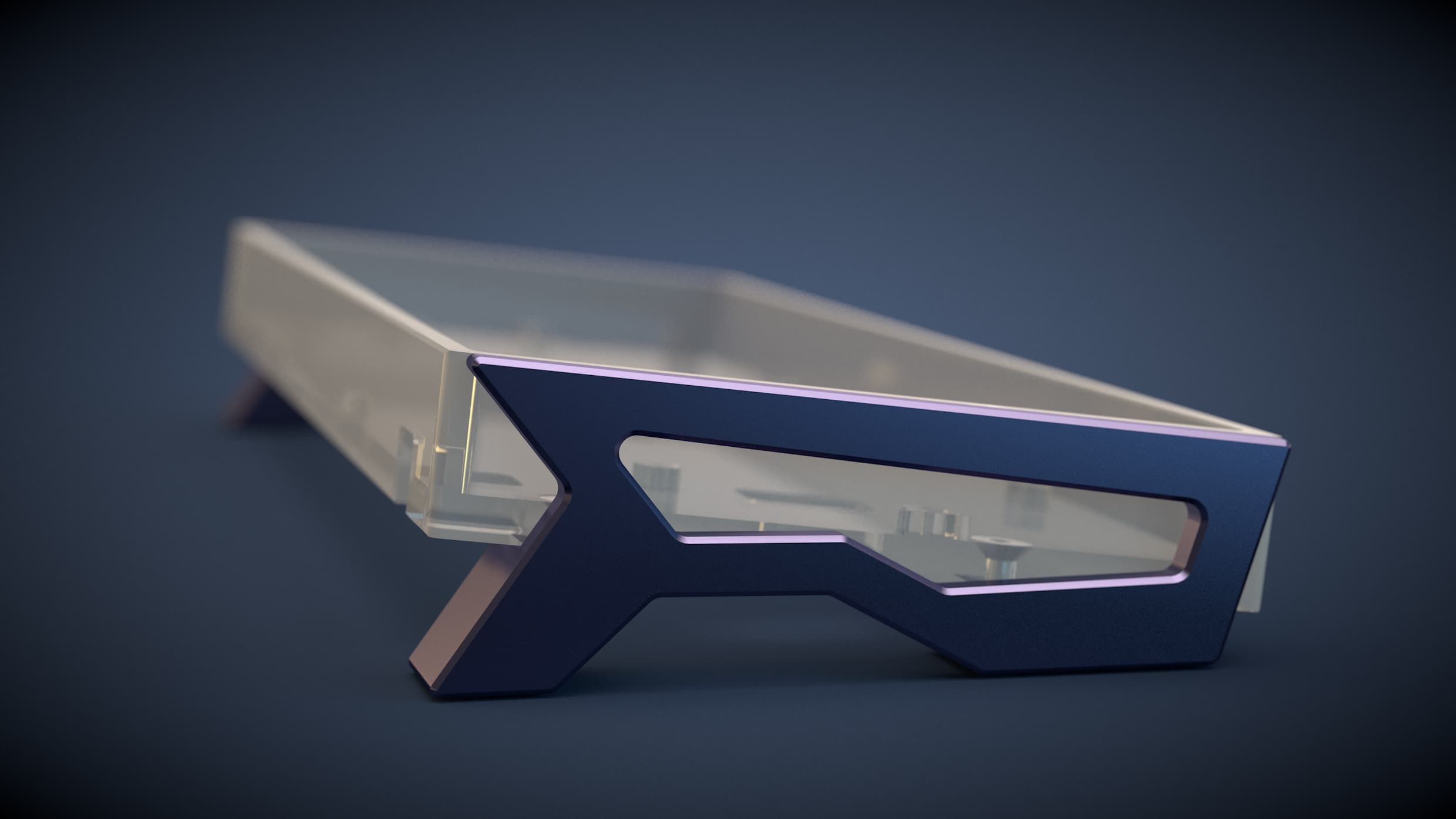 LUSTRO Aluminum + Acrylic Custom 60% Case [Packing] image 3