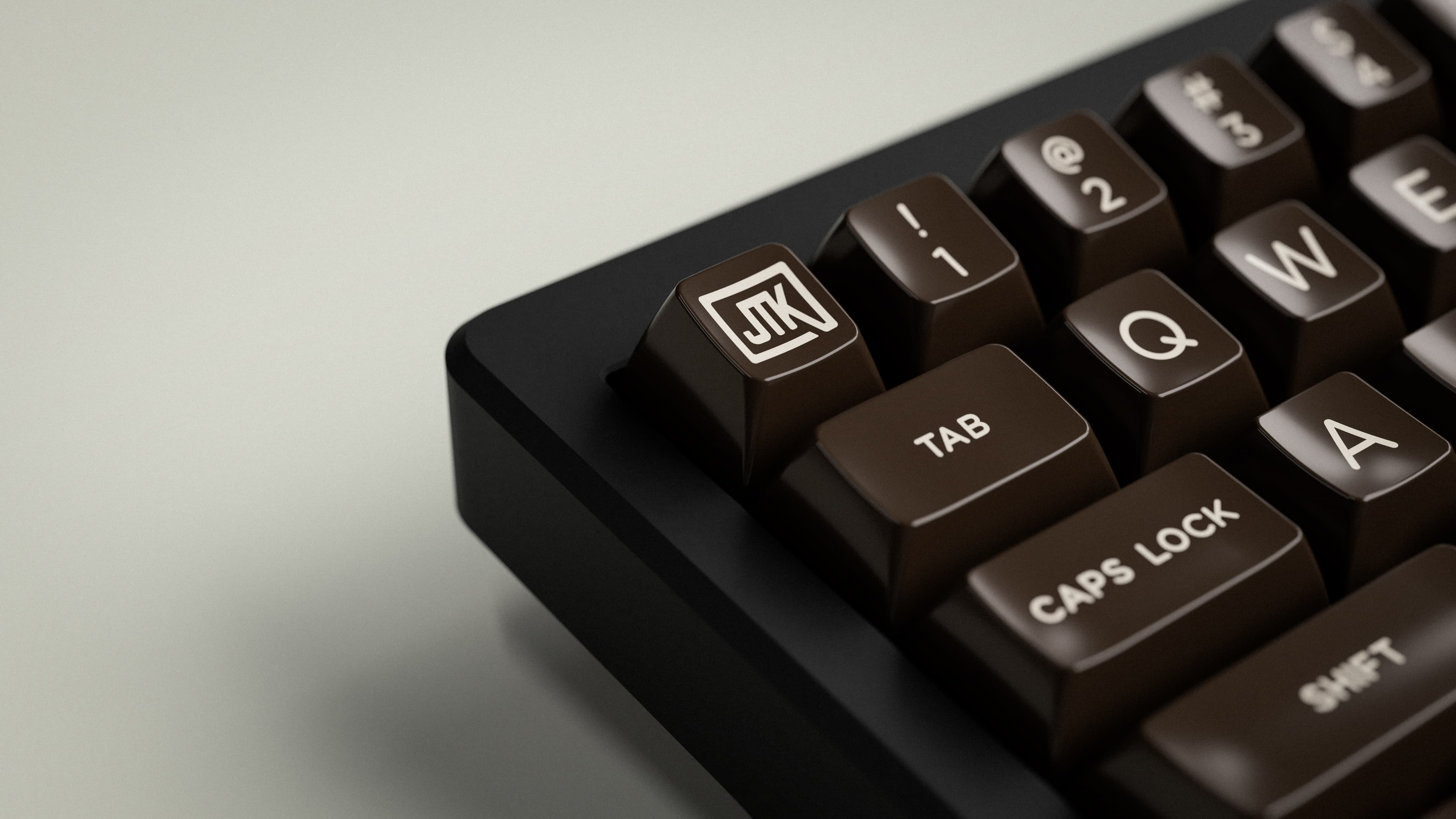 HSA White on Black - Beige on Brown image 3