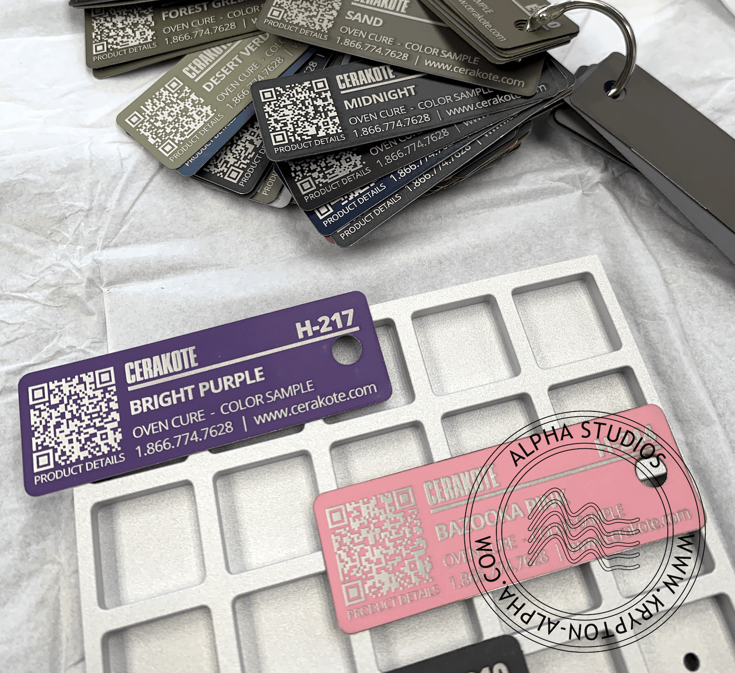 [Pre-Order] Krypton Alpha T19A Artisan Tray. Aluminium & Cerakote™ with Badge image 19