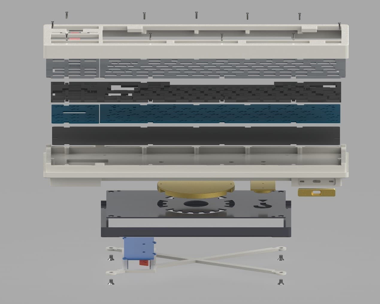 MOBULA80 in-stock buy : a split PCB/plate designed TKL by CUBE Studio image 2