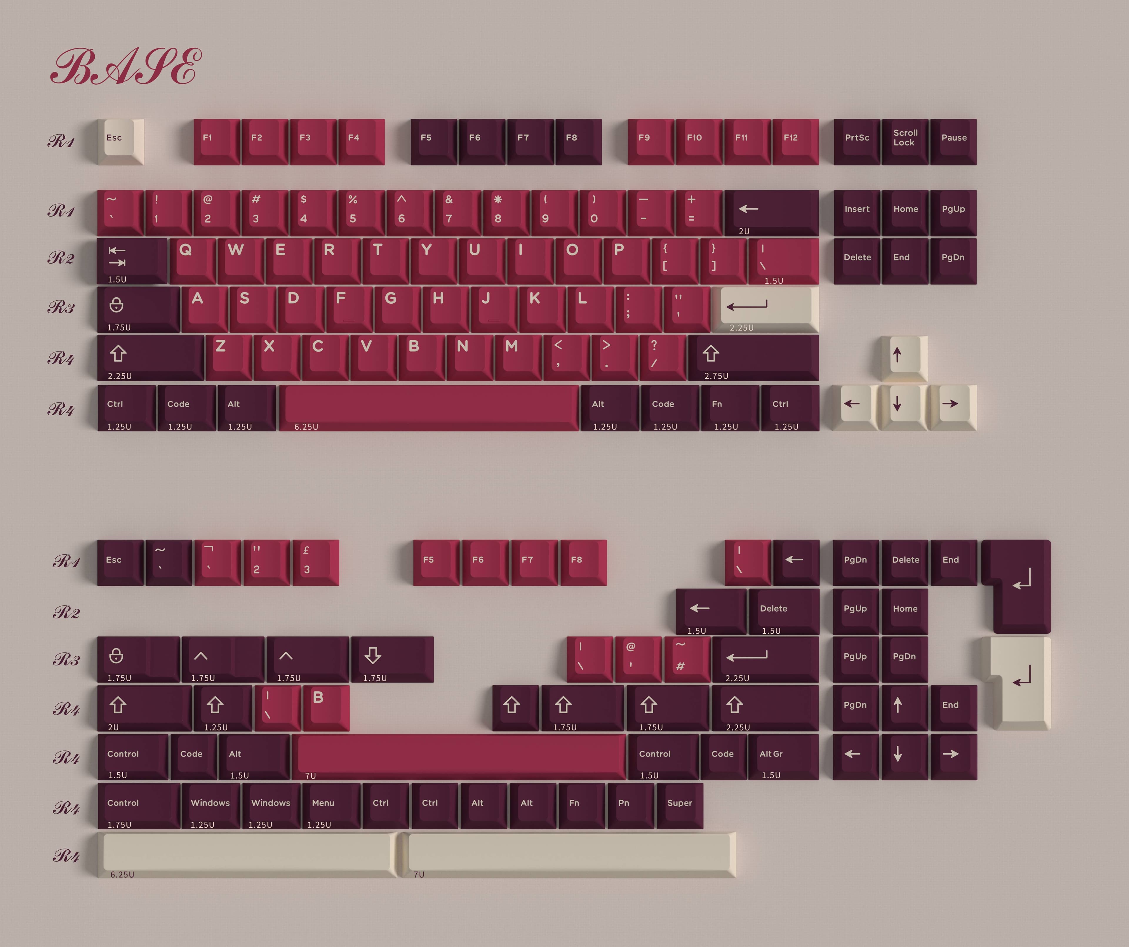 Zero-G Studio X DMK ABS double shot theme keycap "Red Velvet" image 5